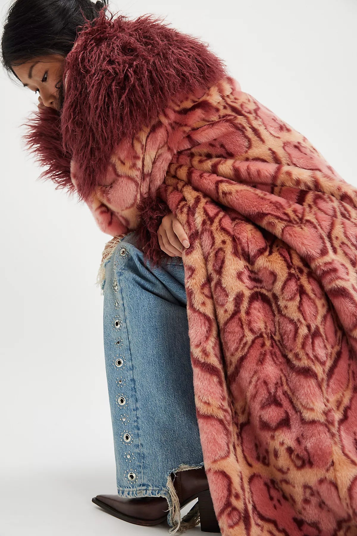 Unreal Fur Cuvée Rose Coat