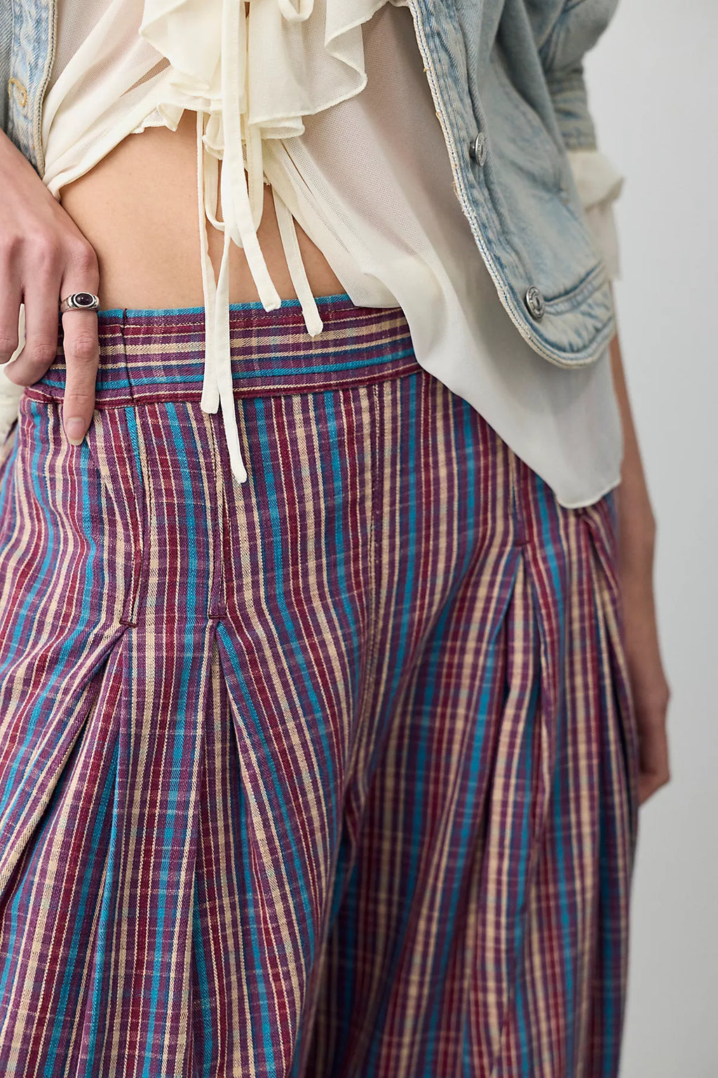 Misty Haze Crop Pull-On Pants