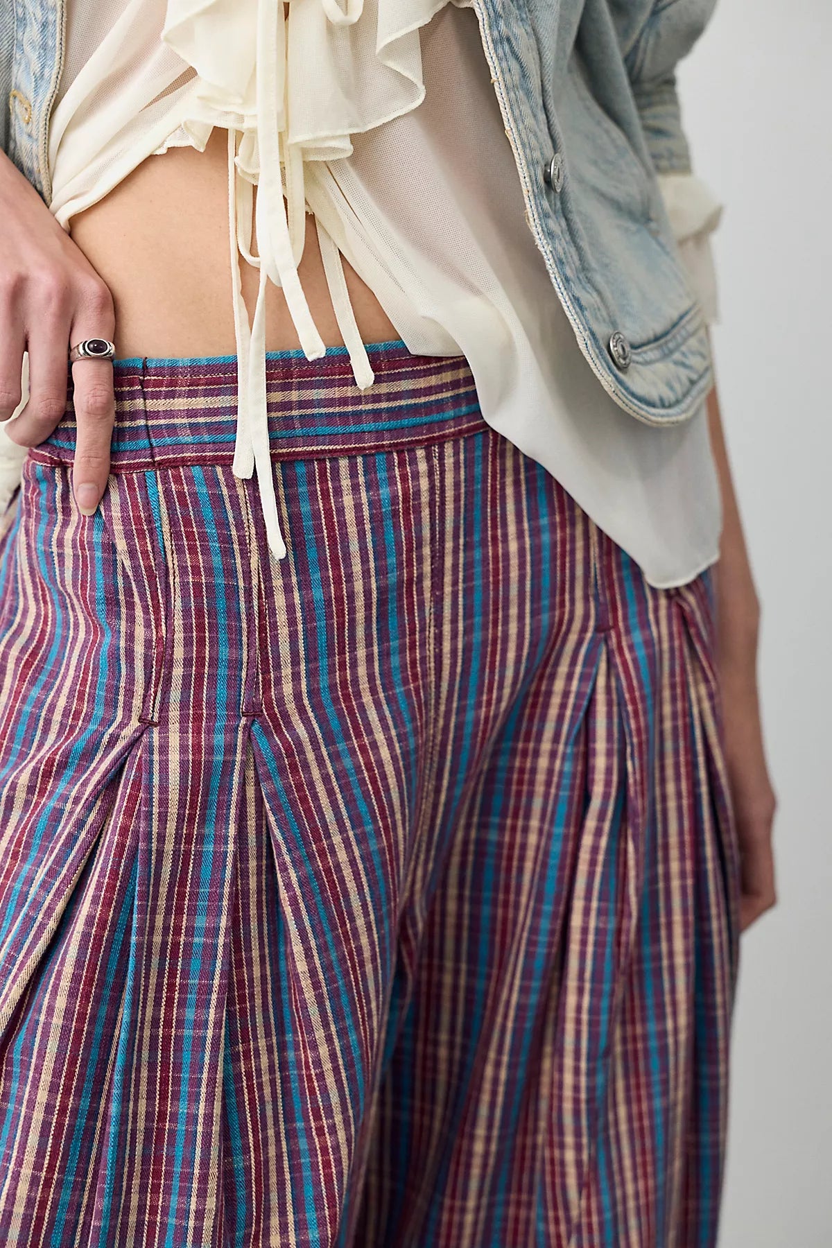 Misty Haze Crop Pull-On Pants