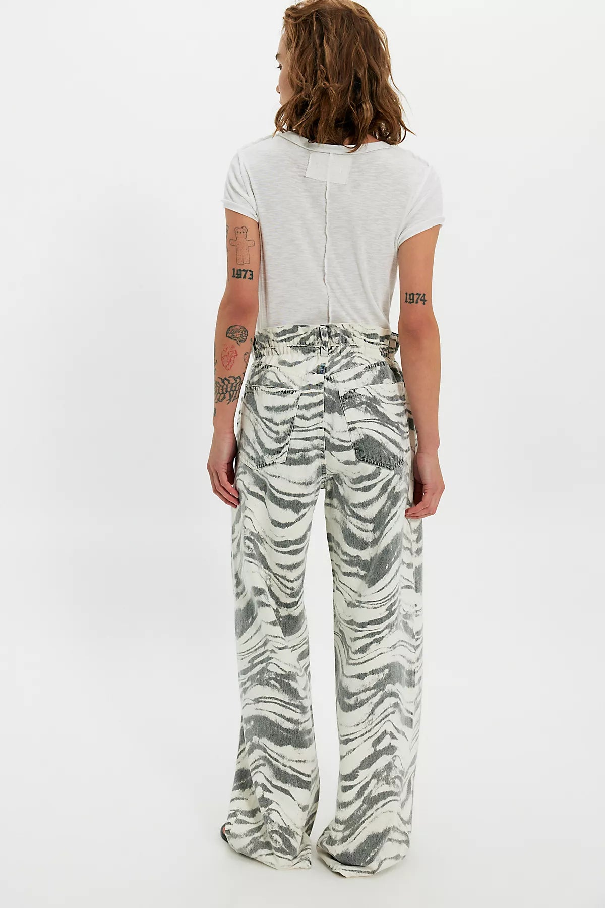 AGOLDE Lyonne Printed Jeans
