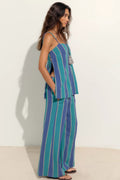 Sightseer Linen Striped Pant Set