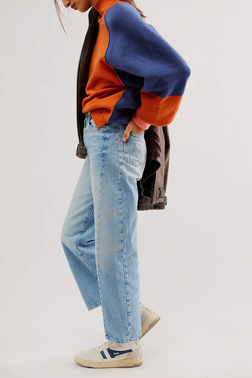 MOTHER The Half-Pipe Sneak Ankle Jeans