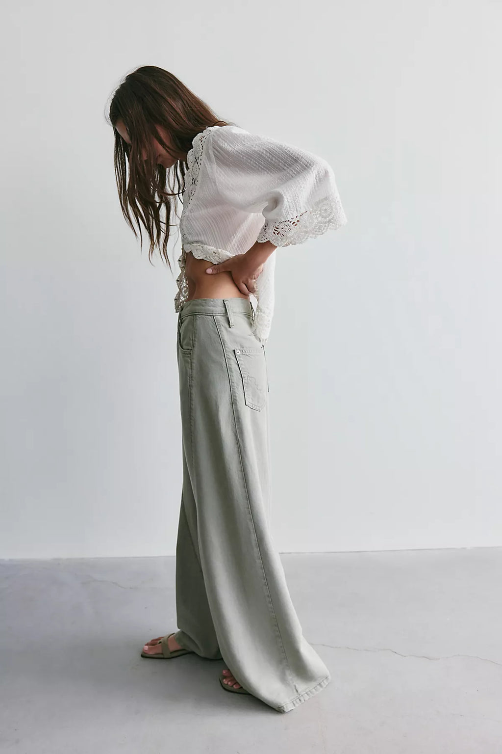 We The Free Haven Twisted Wide-Leg Jeans