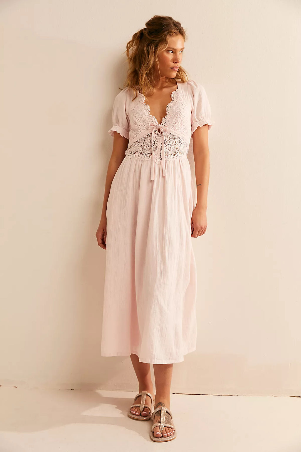 All You Need Is Lace Midi Dress
