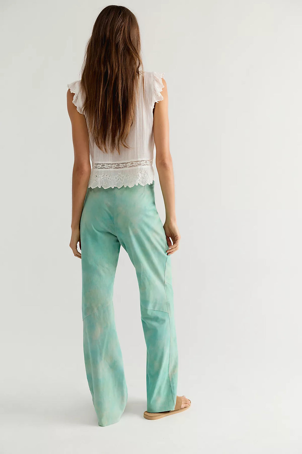 Nigel Preston Lace-Up Suede Pants