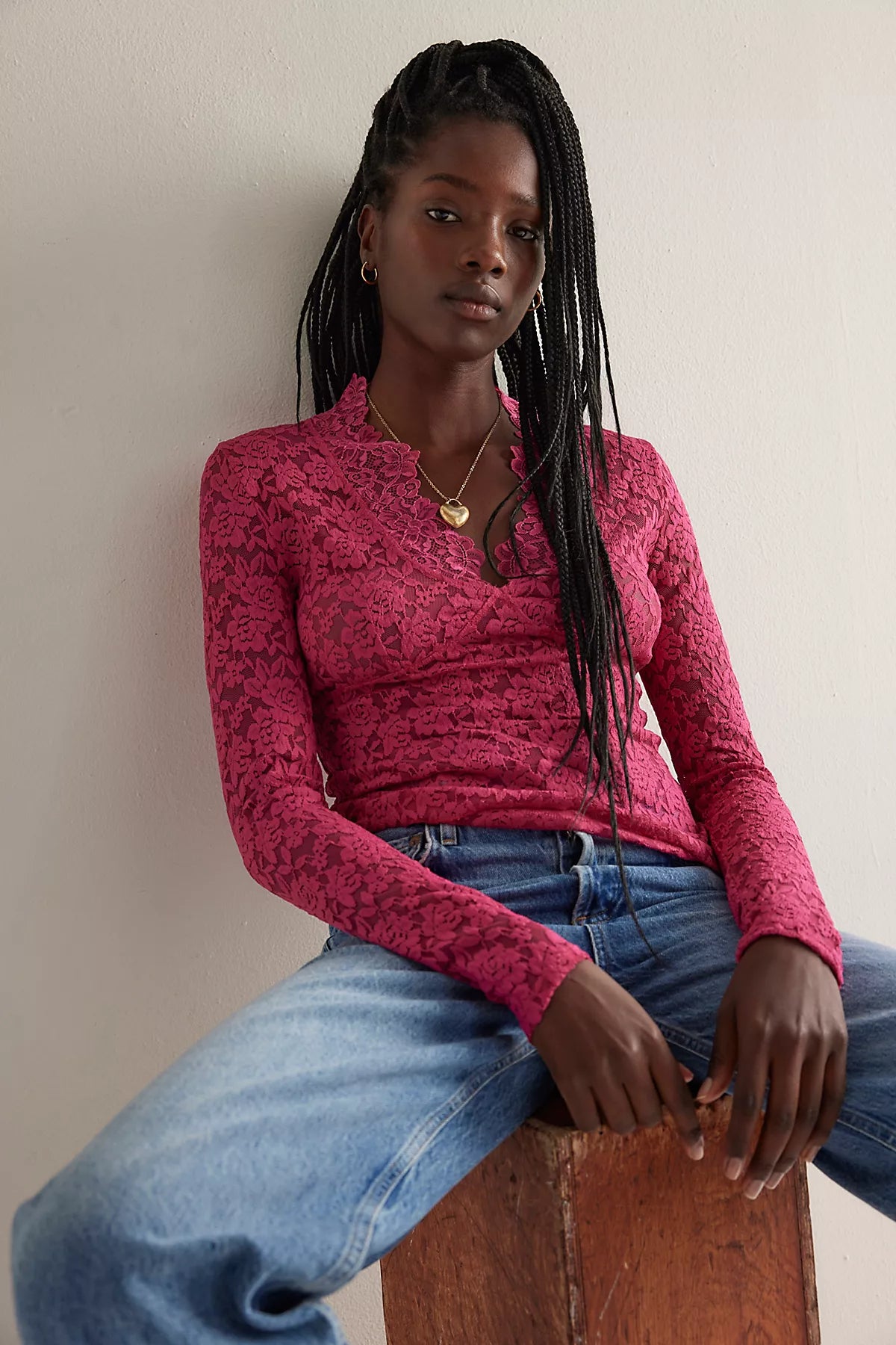All Day Lace Long Sleeve