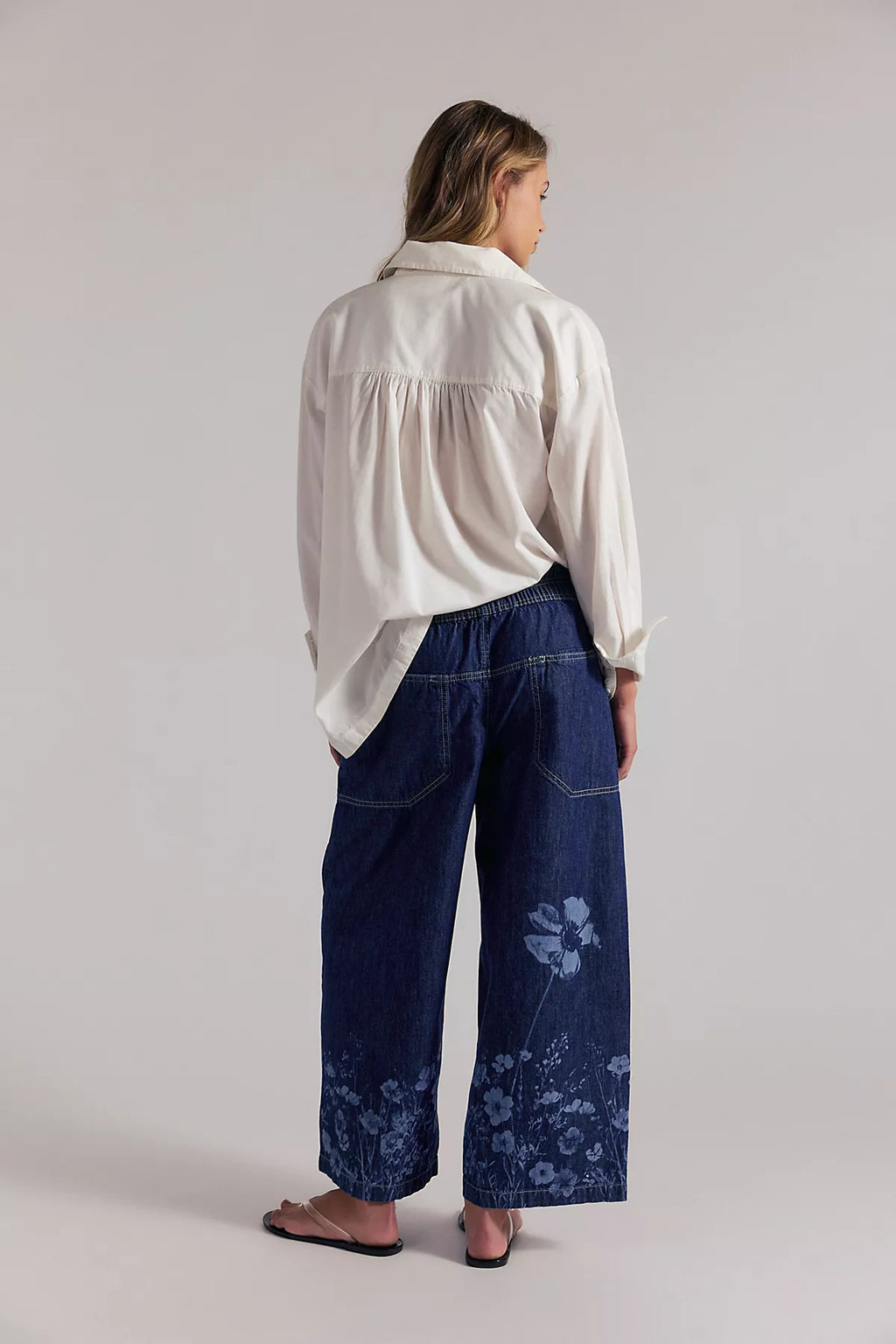 We The Free Easy Peasy Printed Pull-On Jeans