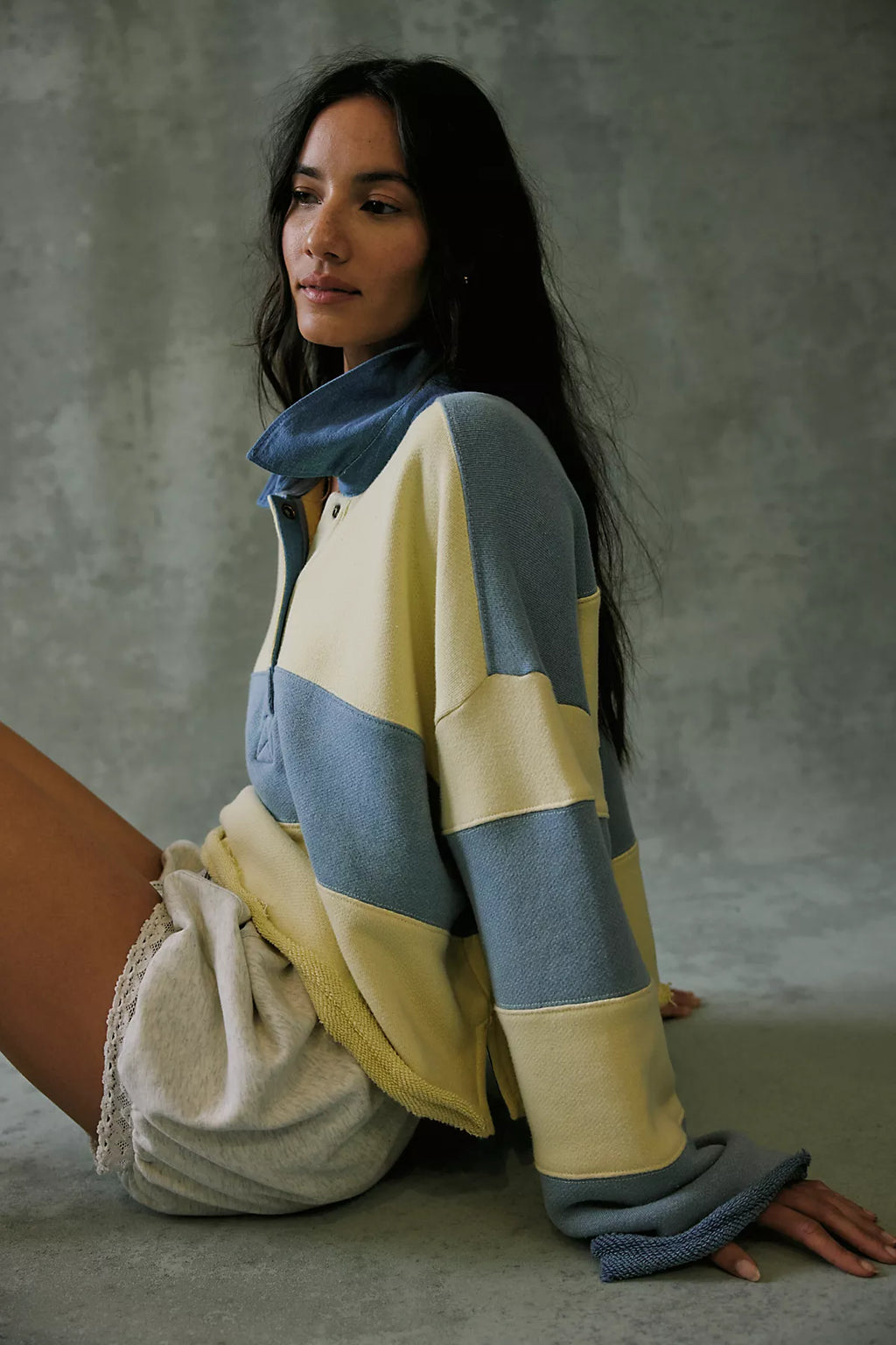We The Free Bubble Gum Rugby Sweatshirt