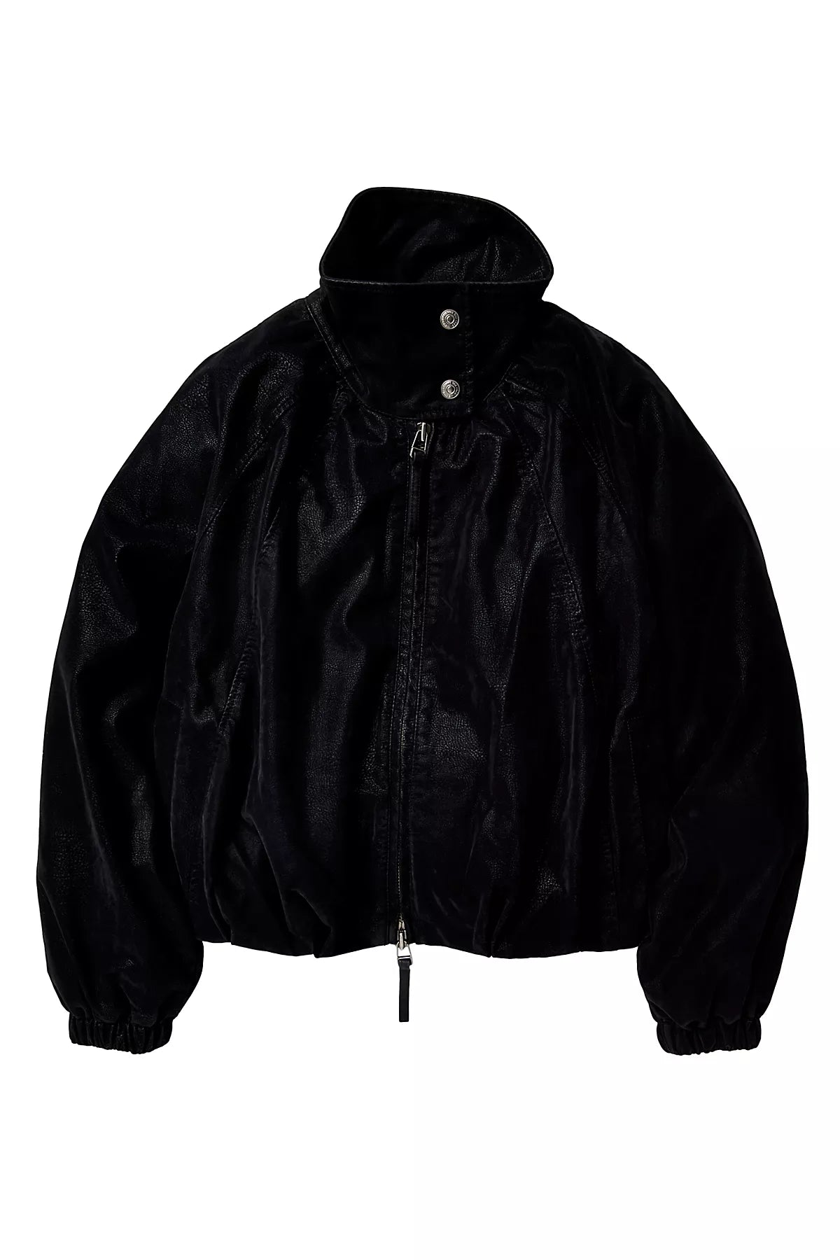We The Free Chelsea Vegan Suede Funnel-Neck Jacket