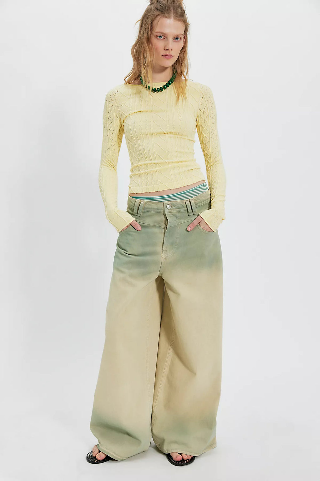 So Soft Seamless Modal Cable Long Sleeve