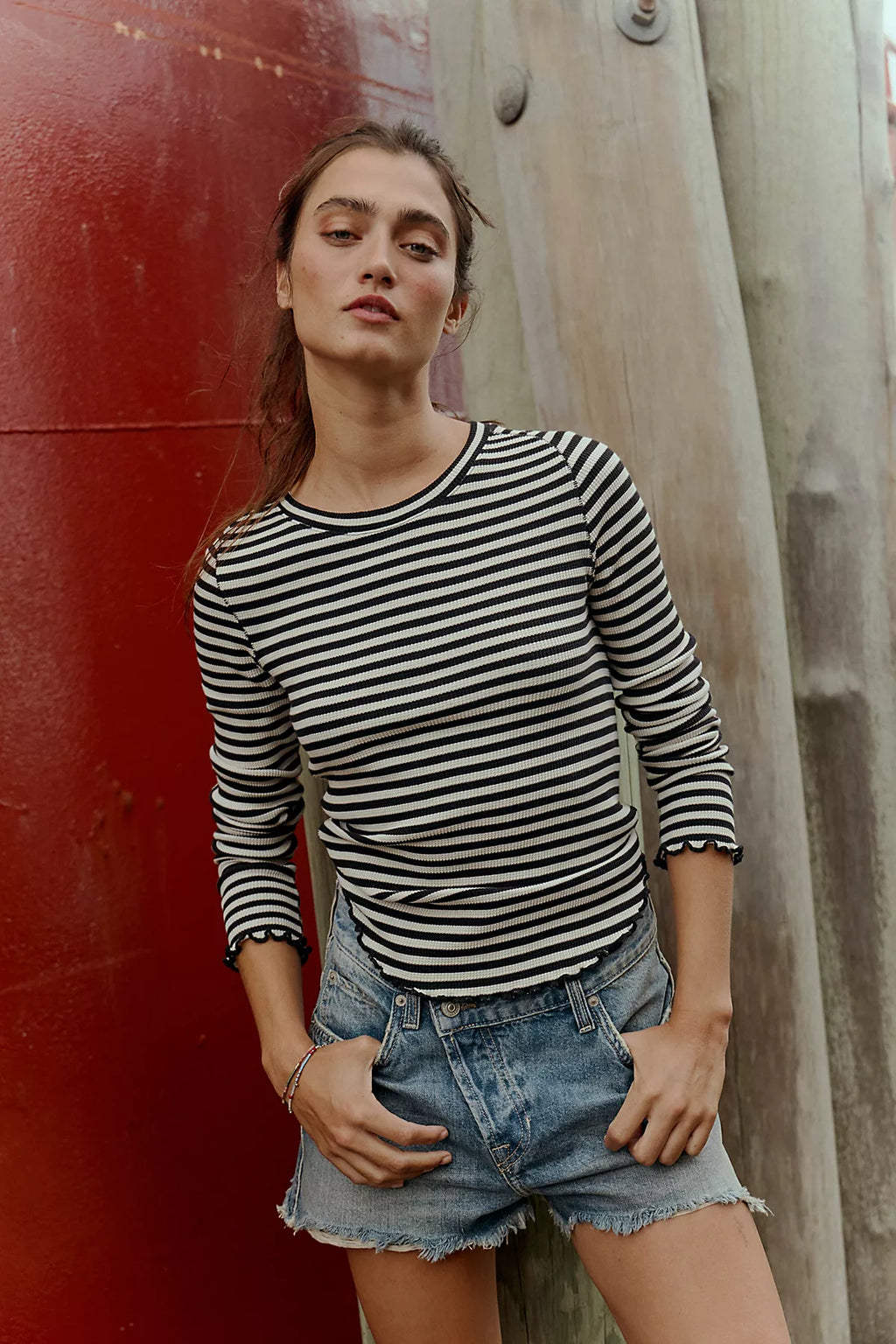 We The Free Easy Does It Striped Tee