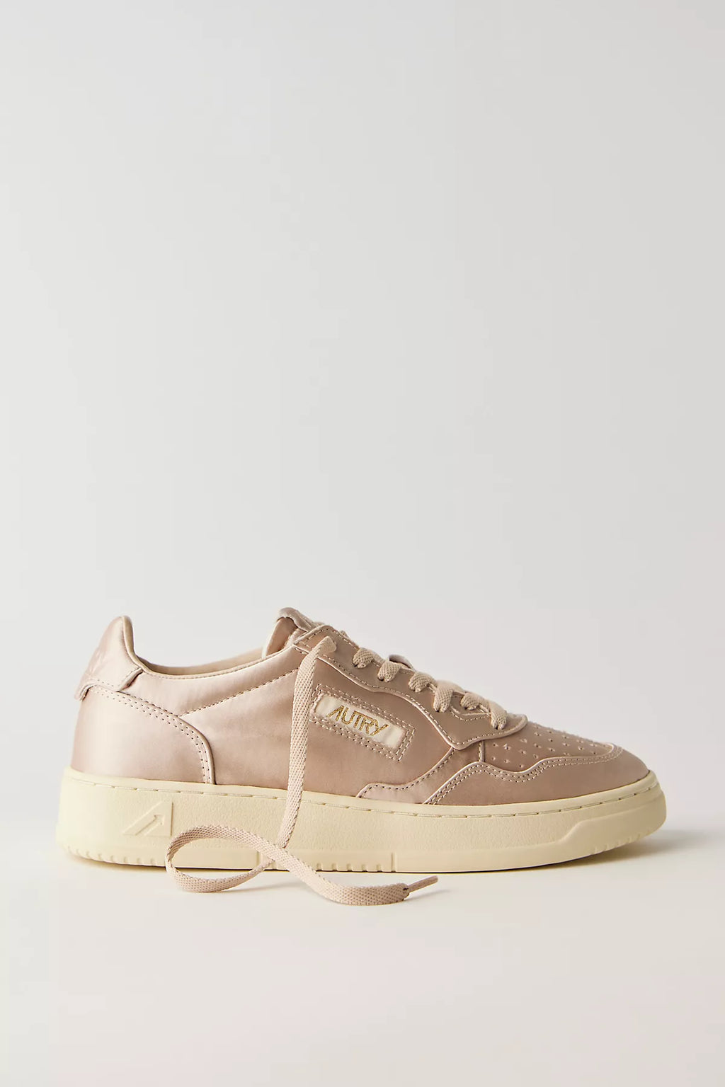 Autry Medalist Satin Low-Top Sneakers