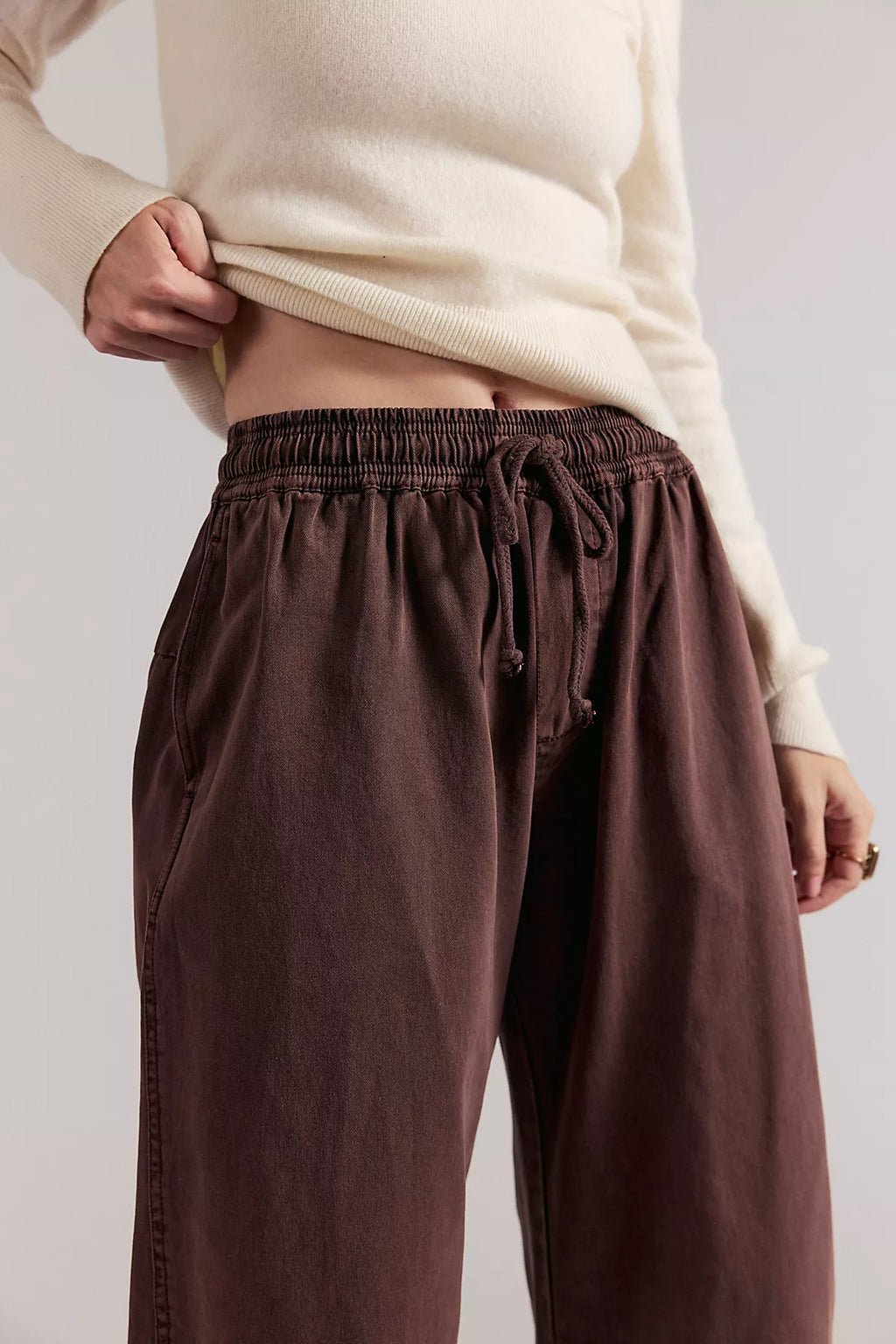 Lex Pull-On Barrel Pants