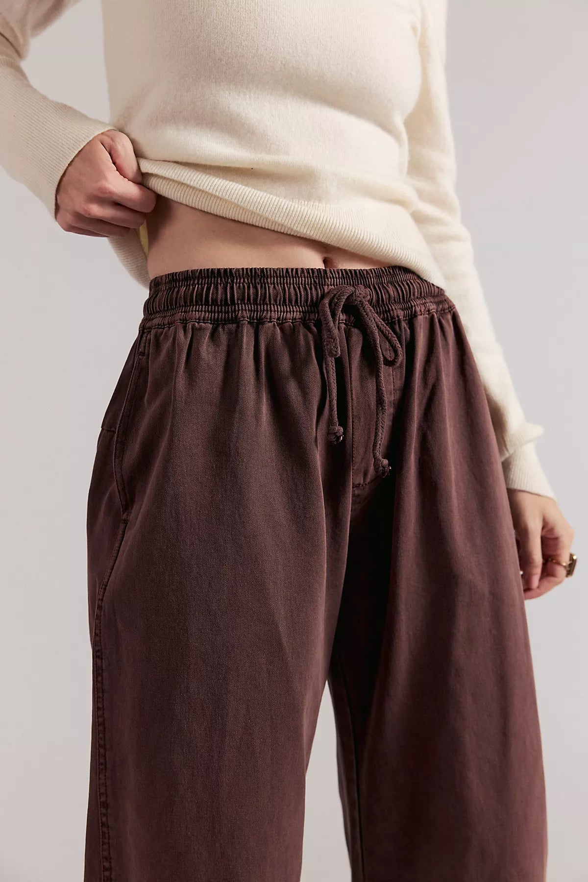 Lex Pull-On Barrel Pants