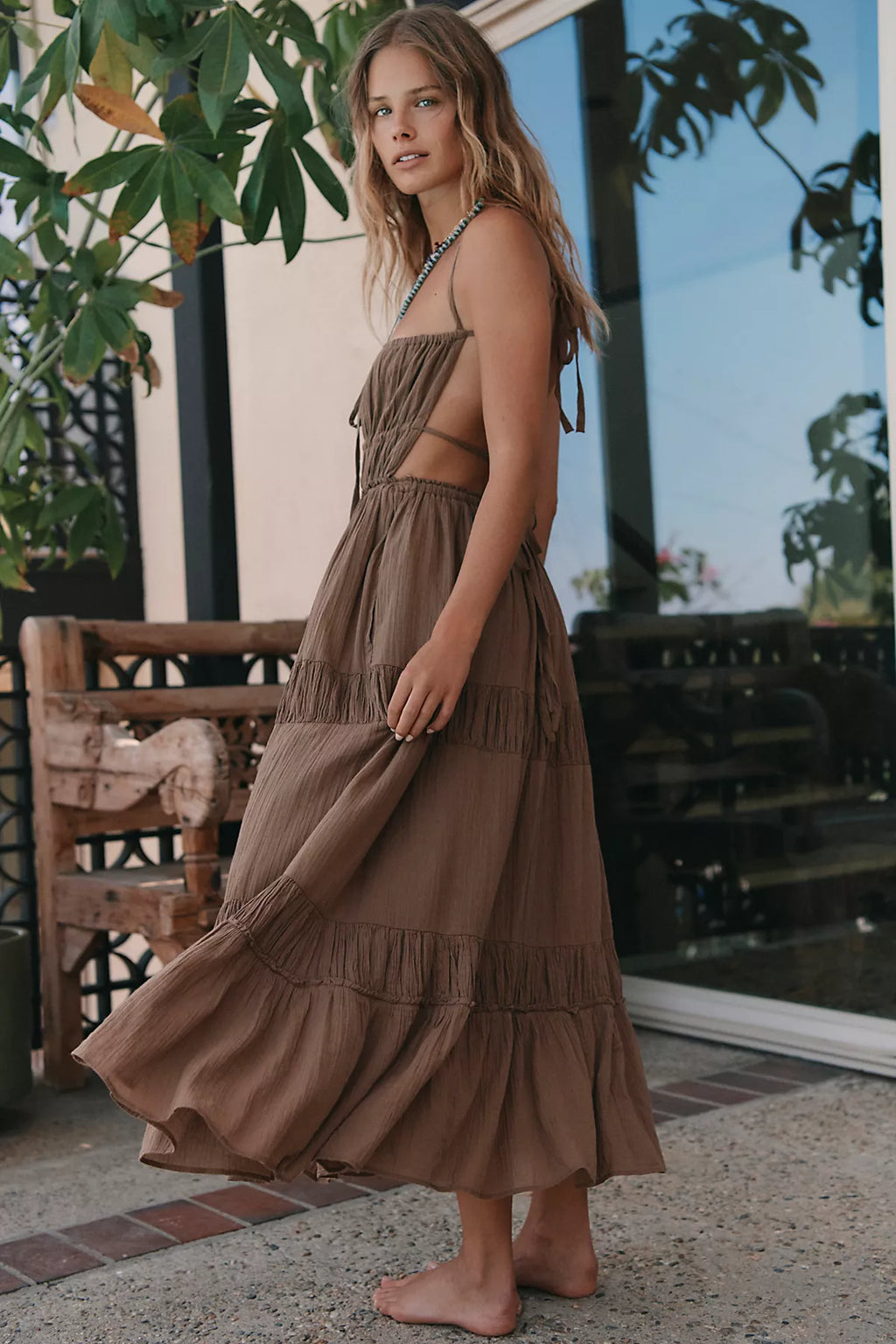 Taking Sides Maxi Dress