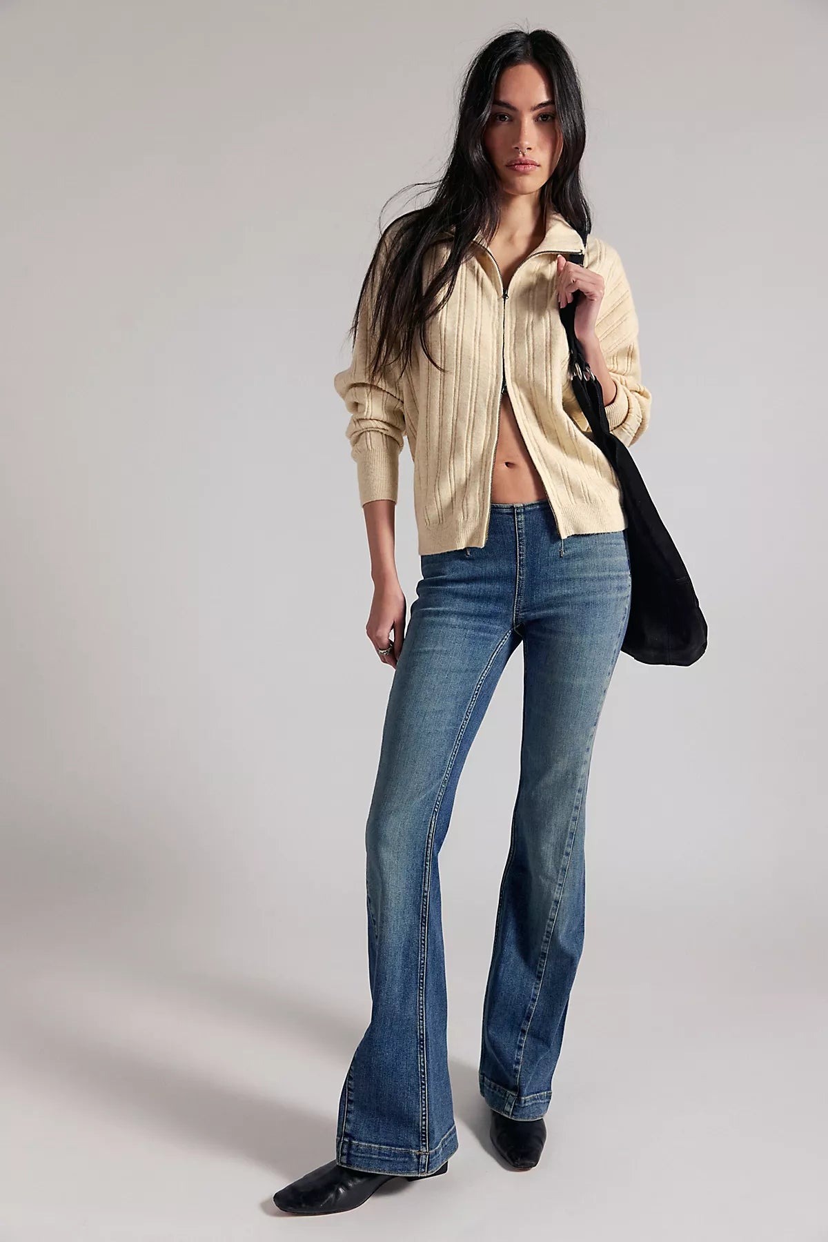 We The Free Alamo Low-Rise Flare Jeans