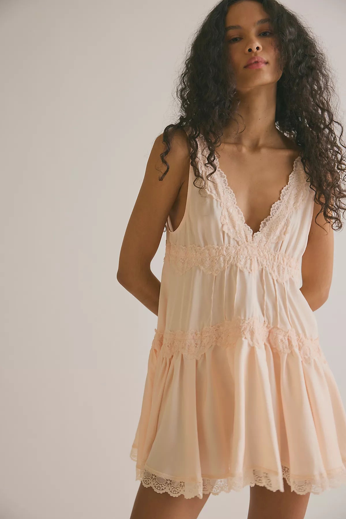 In This Groove Mini Slip Dress