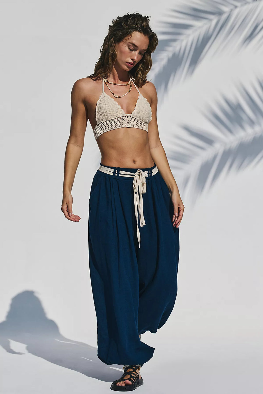 Sandshell Linen Volare Balloon Pants