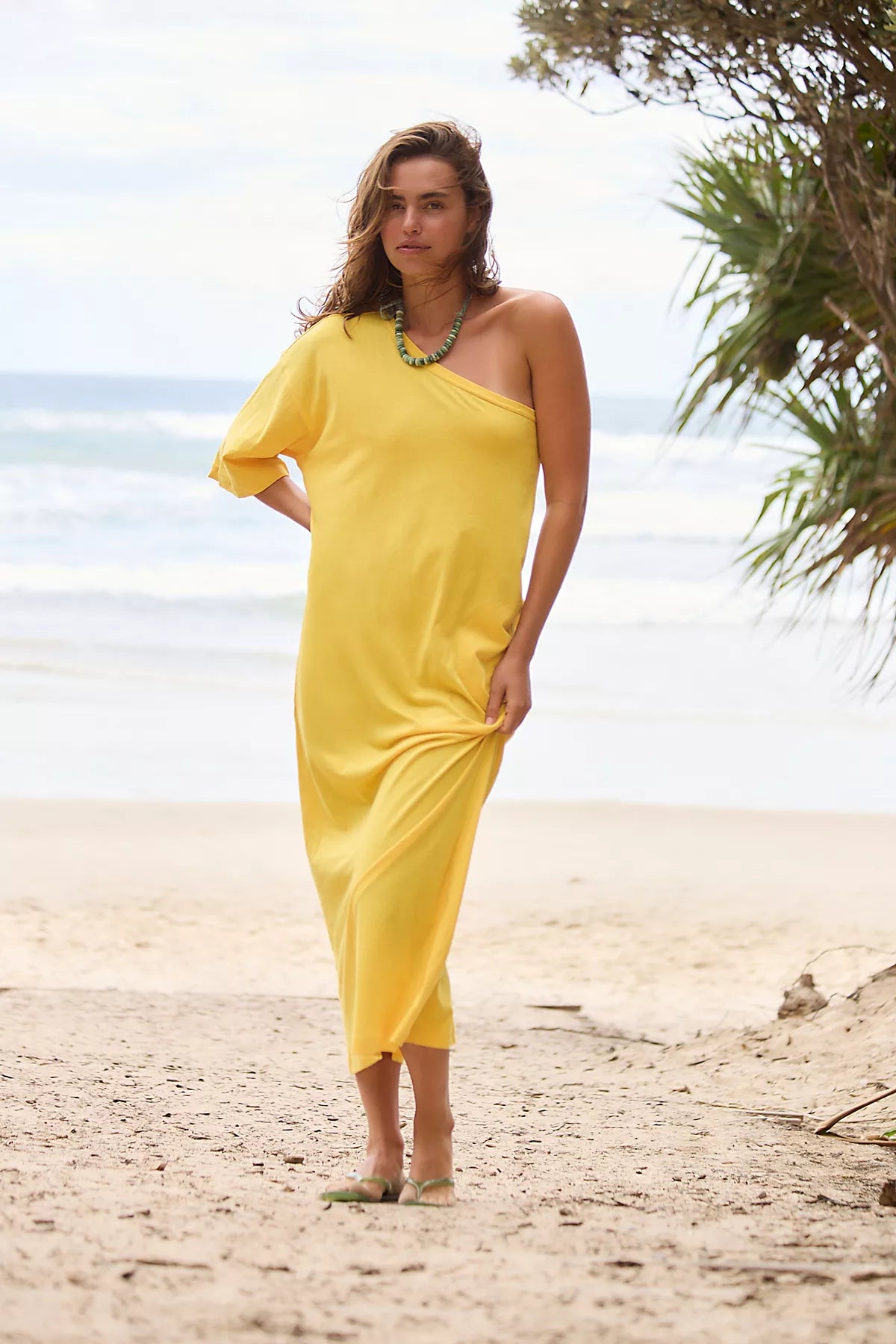 Saltaire Cotton-Jersey Maxi Dress