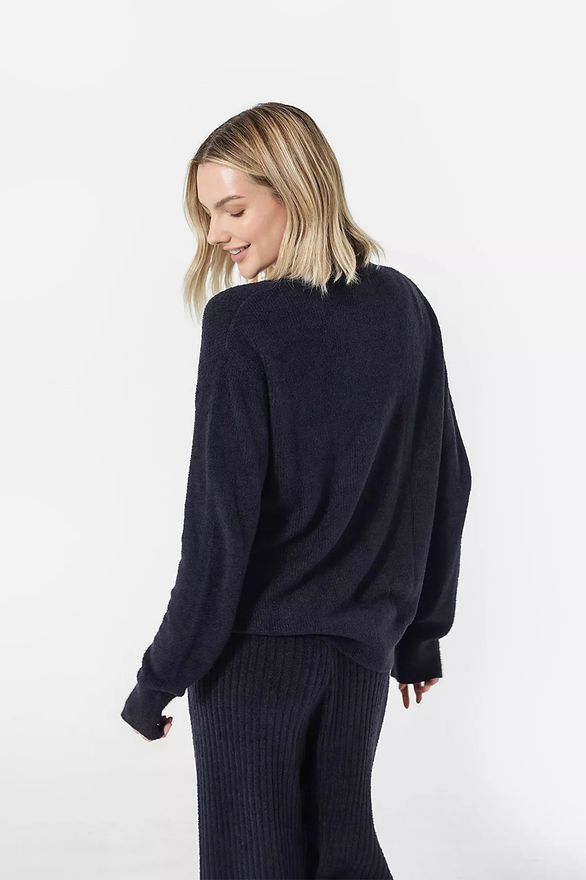 Sunday Citizen Cloud Cool Oversized Ribbed Buttoned Cardigan