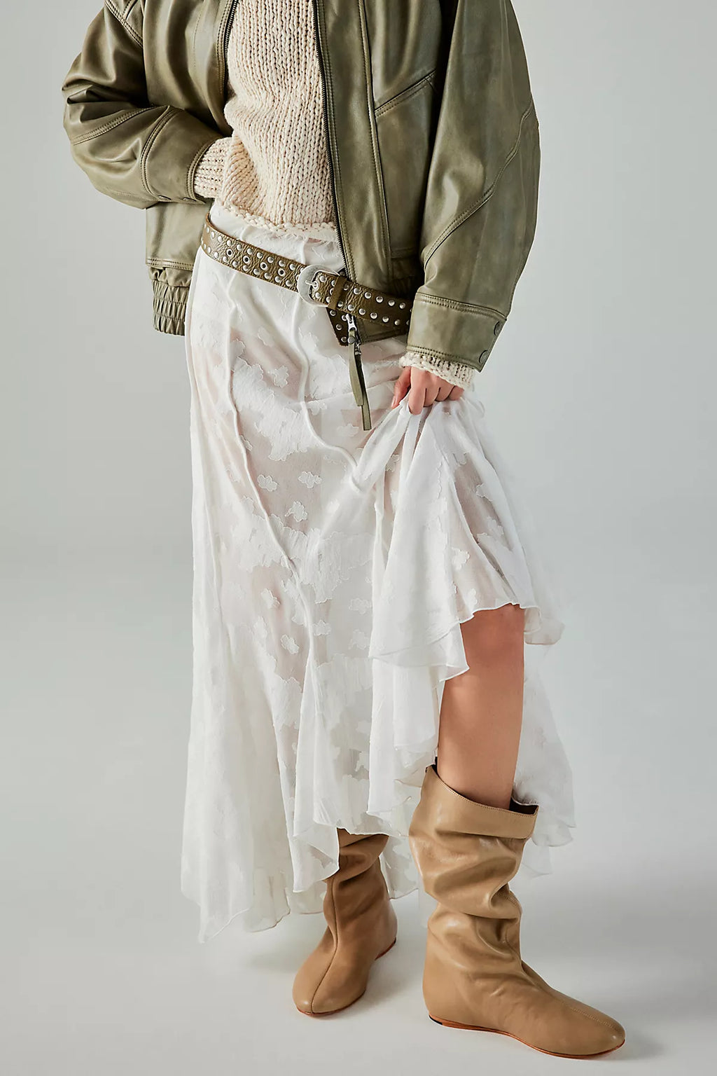 Single Sole Slouch Boots