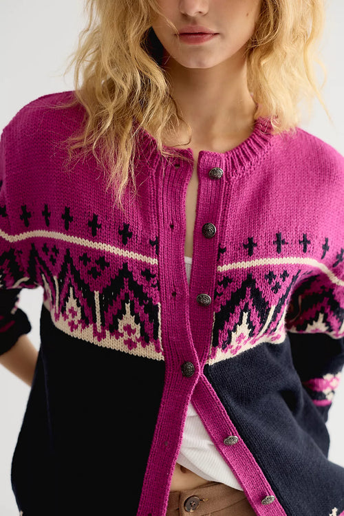 Anna Sui Fair Isle Cardi