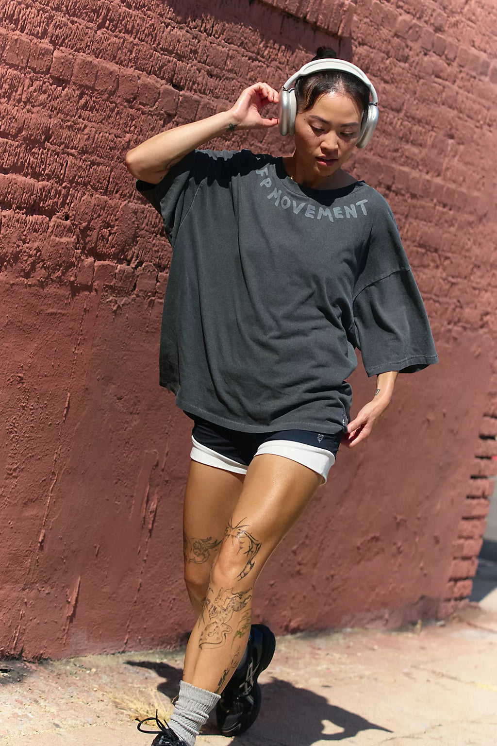 Tackle Bleached Logo Tee