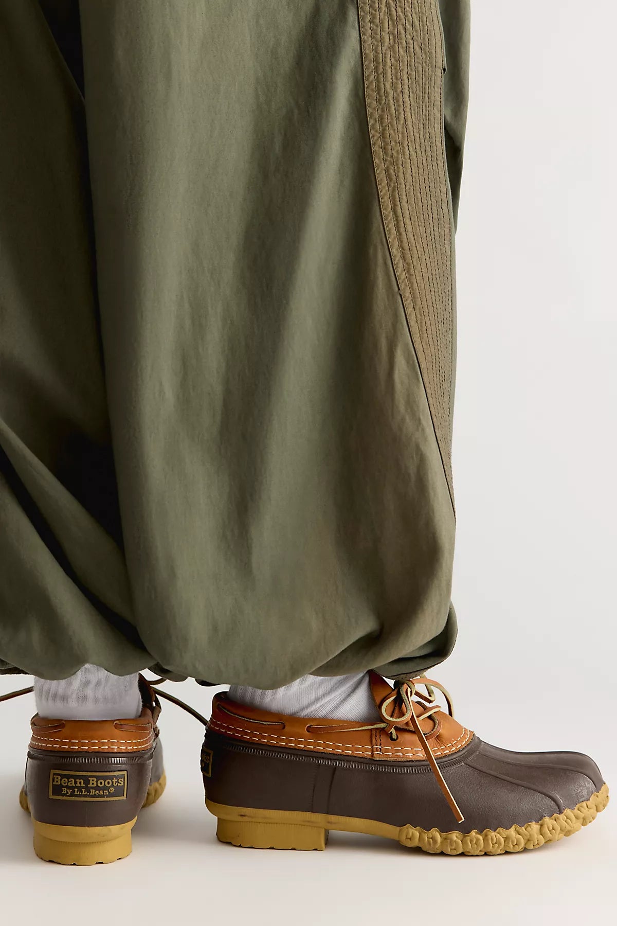 L.L.Bean Boots, Leather Rubber Mocs