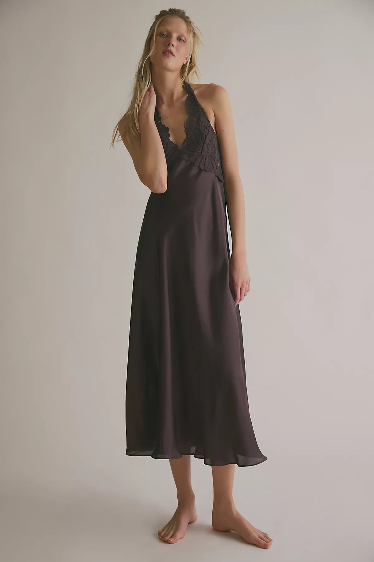 Petal Party Midi Slip Dress