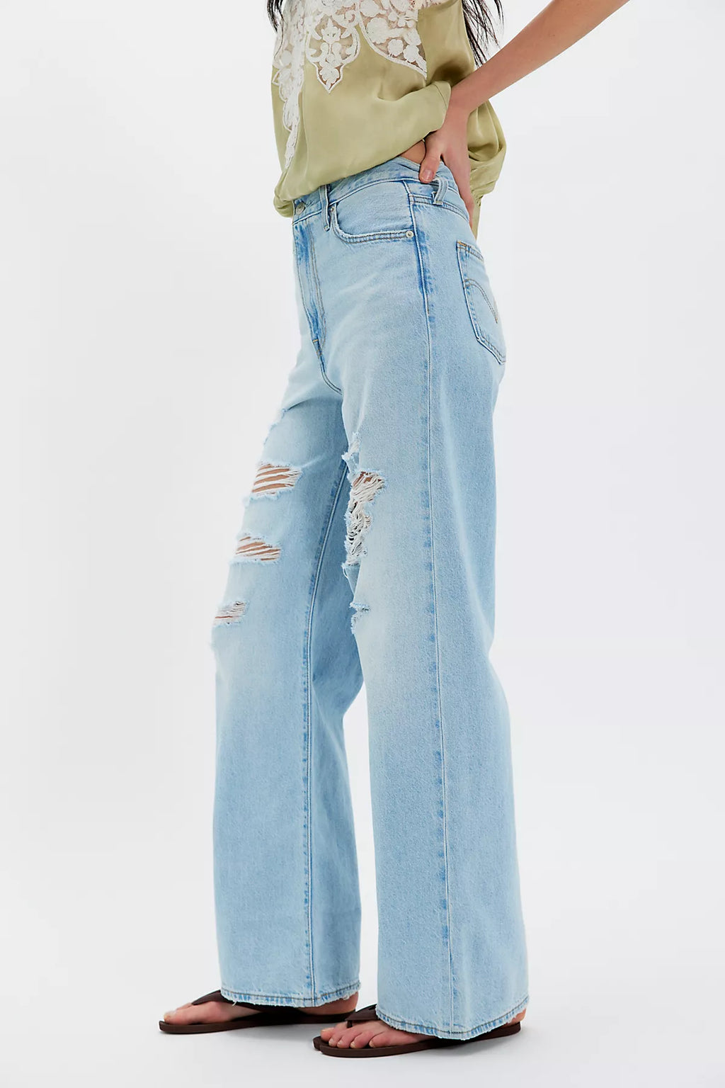 Levi's Ribcage Wide-Leg Jeans