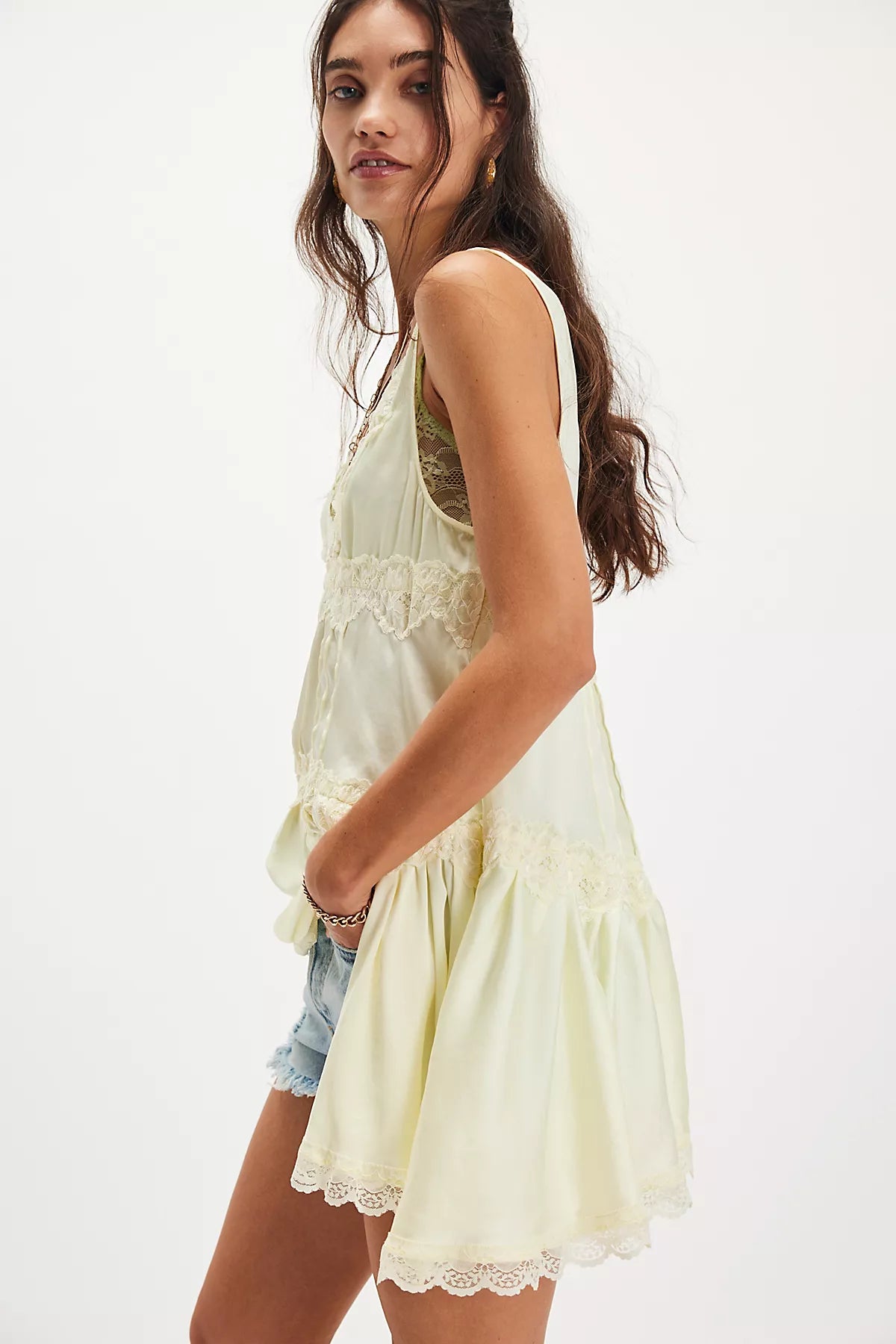 In This Groove Mini Slip Dress