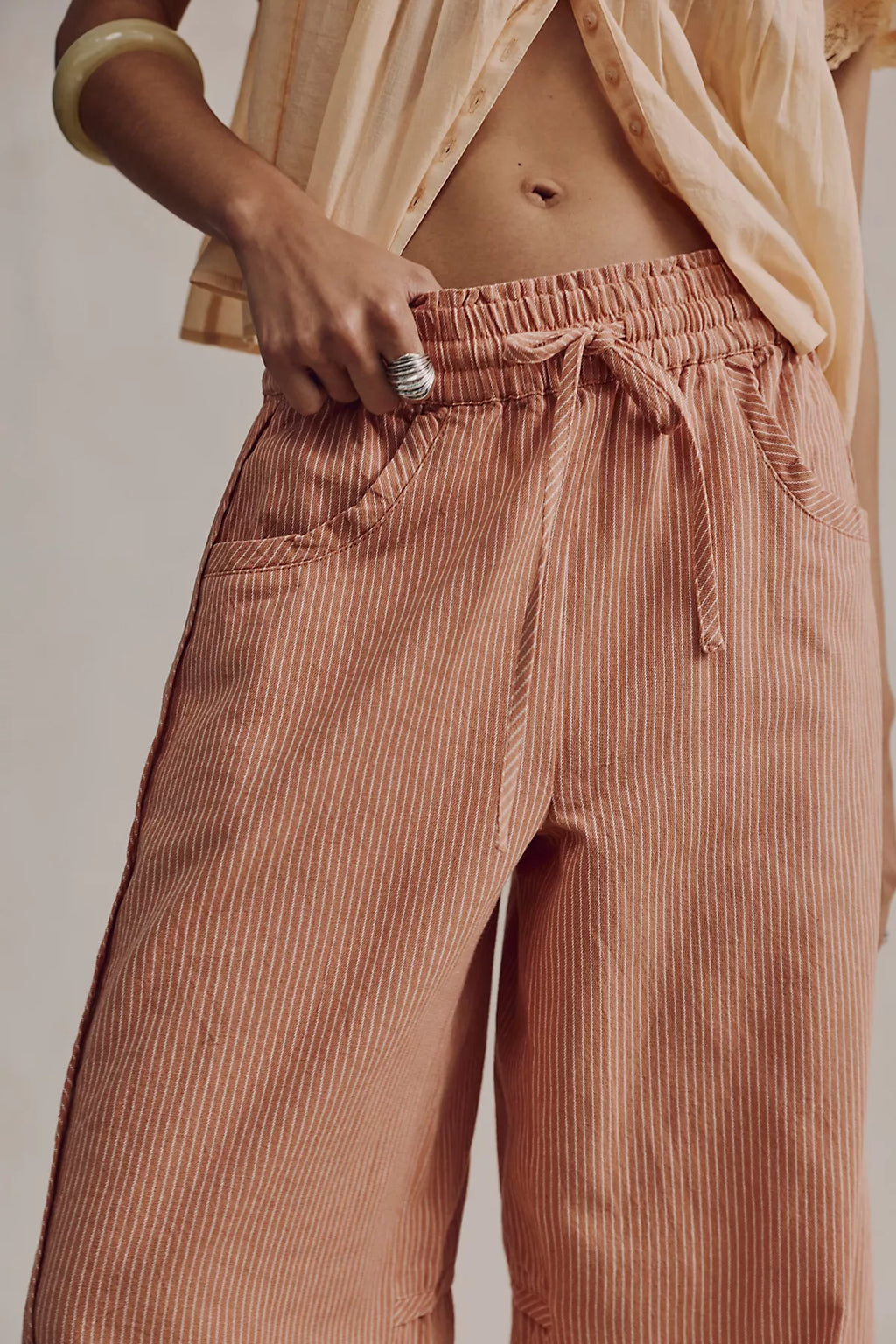 Something Good Pull-On Barrel Pants