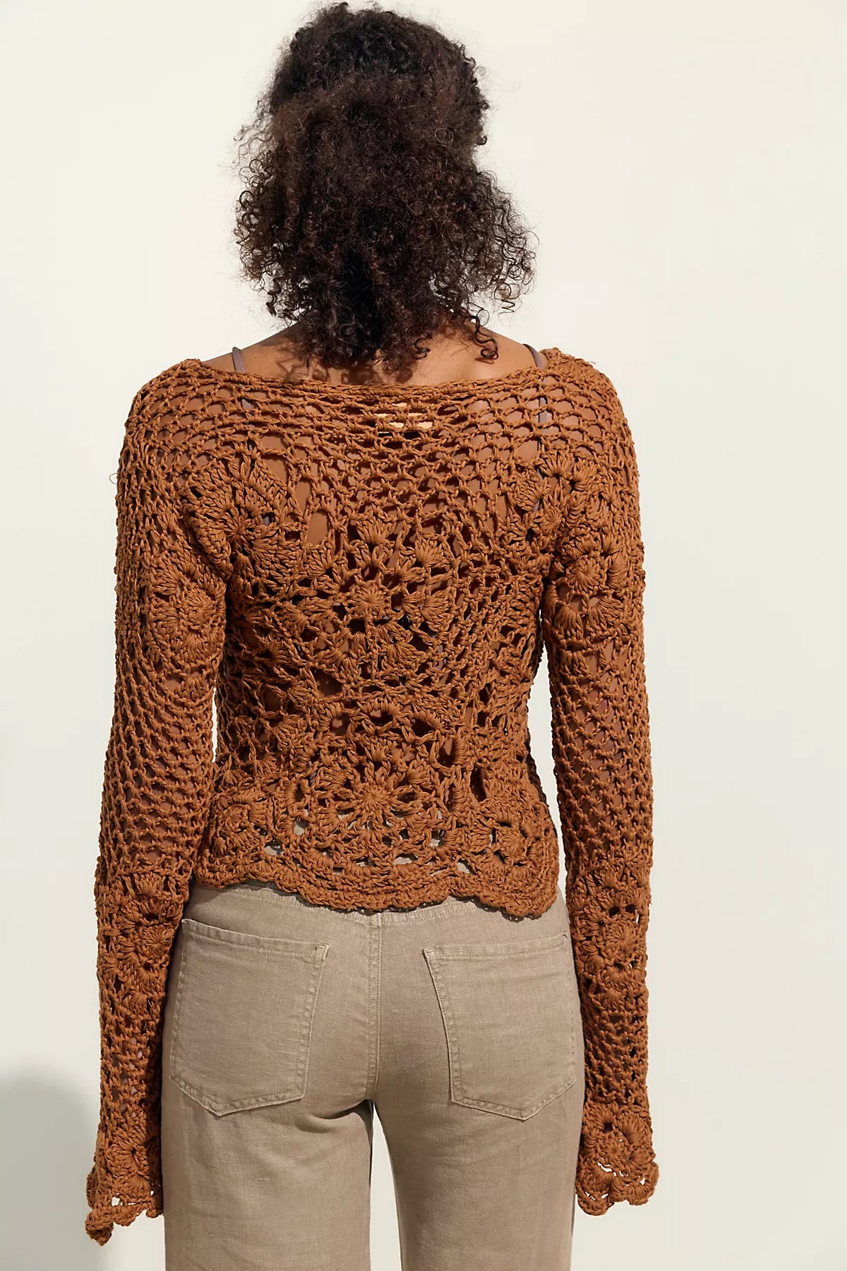 The Farra Full Pilcha Crochet Sweater