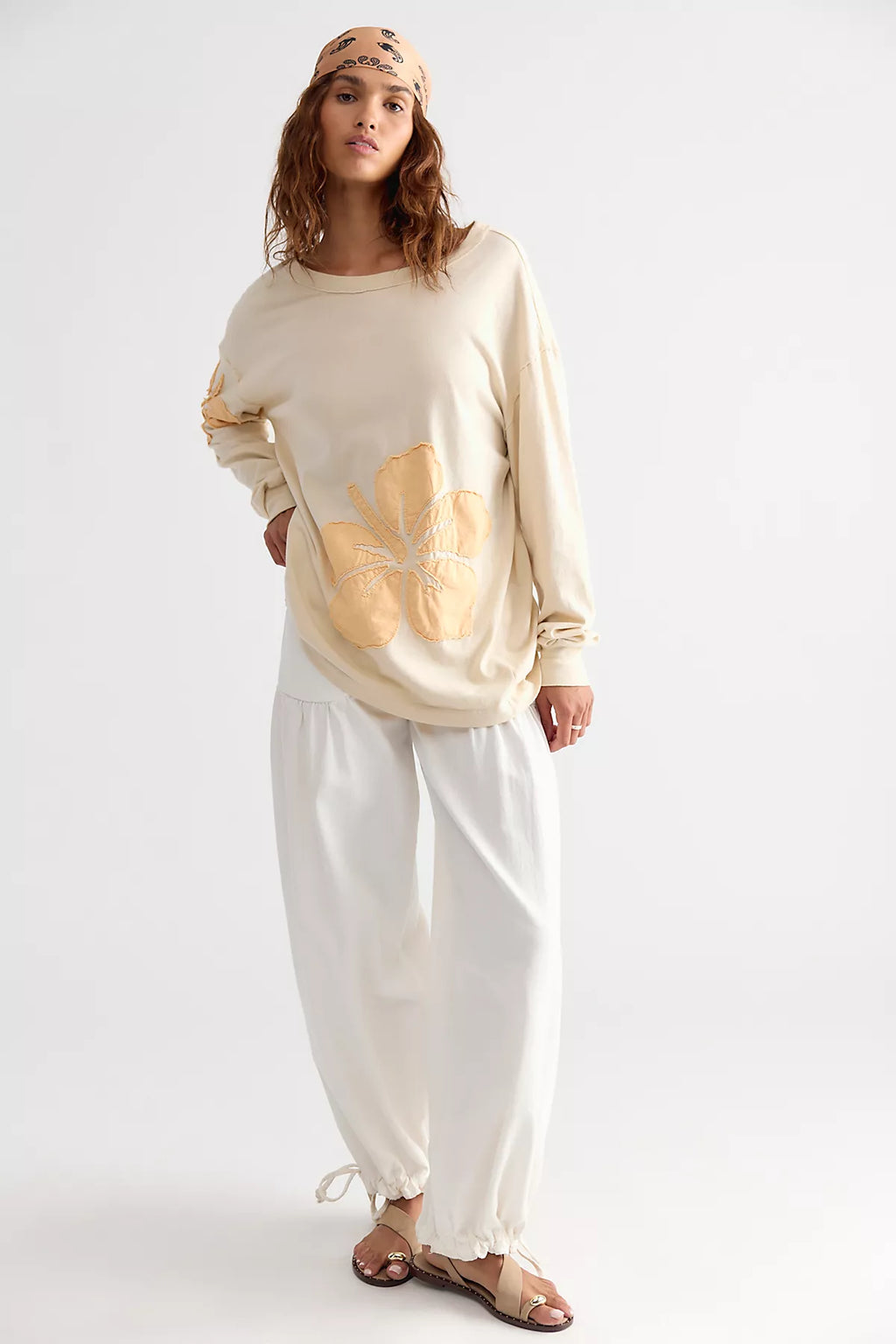 Ragabond Hibiscus Moon Long Sleeve Tee