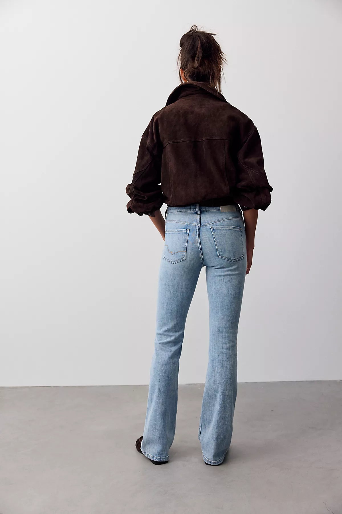 We The Free Double Knot High-Rise Straight Bootcut Jeans