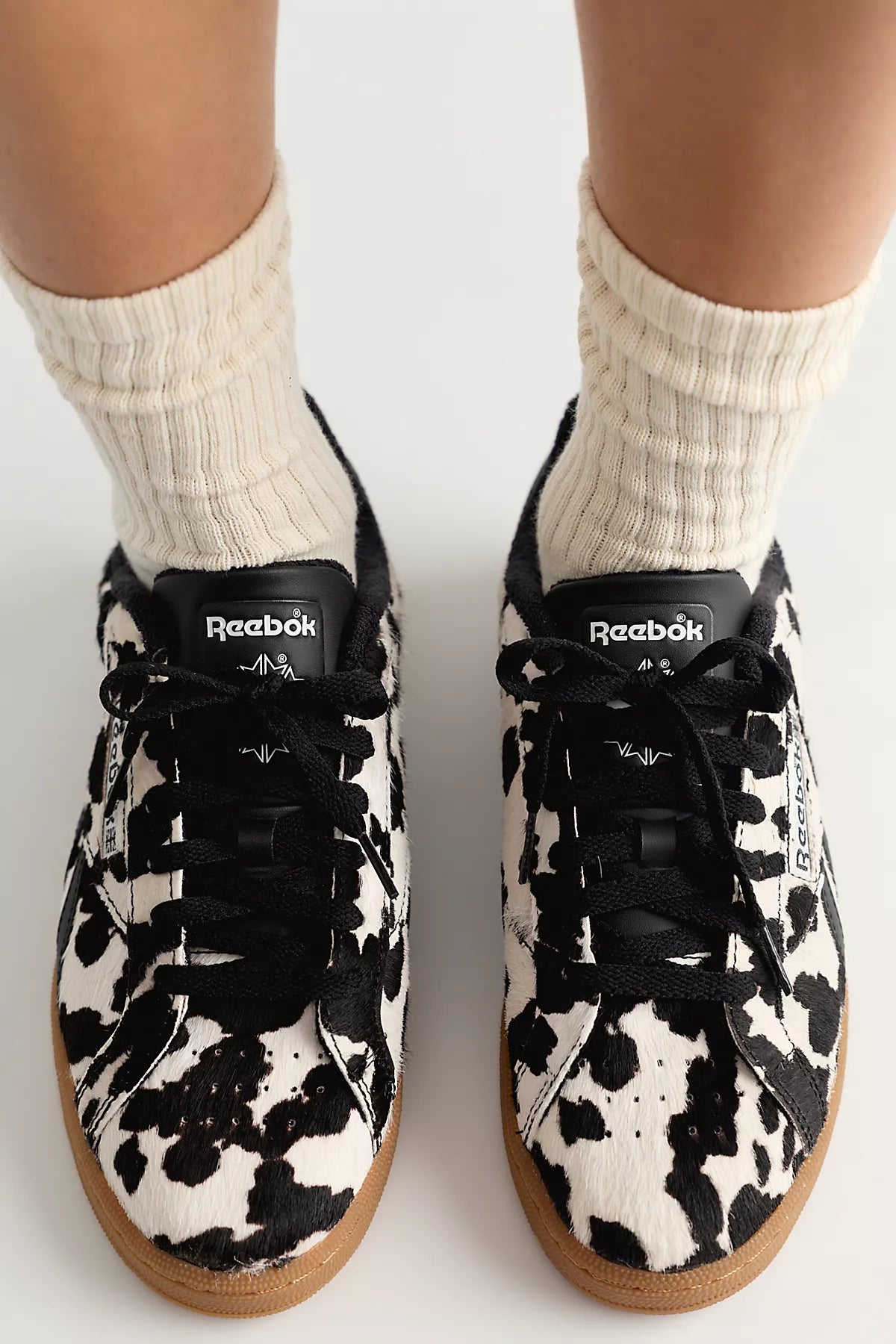 Reebok Club C Grounds Animal Print Sneakers