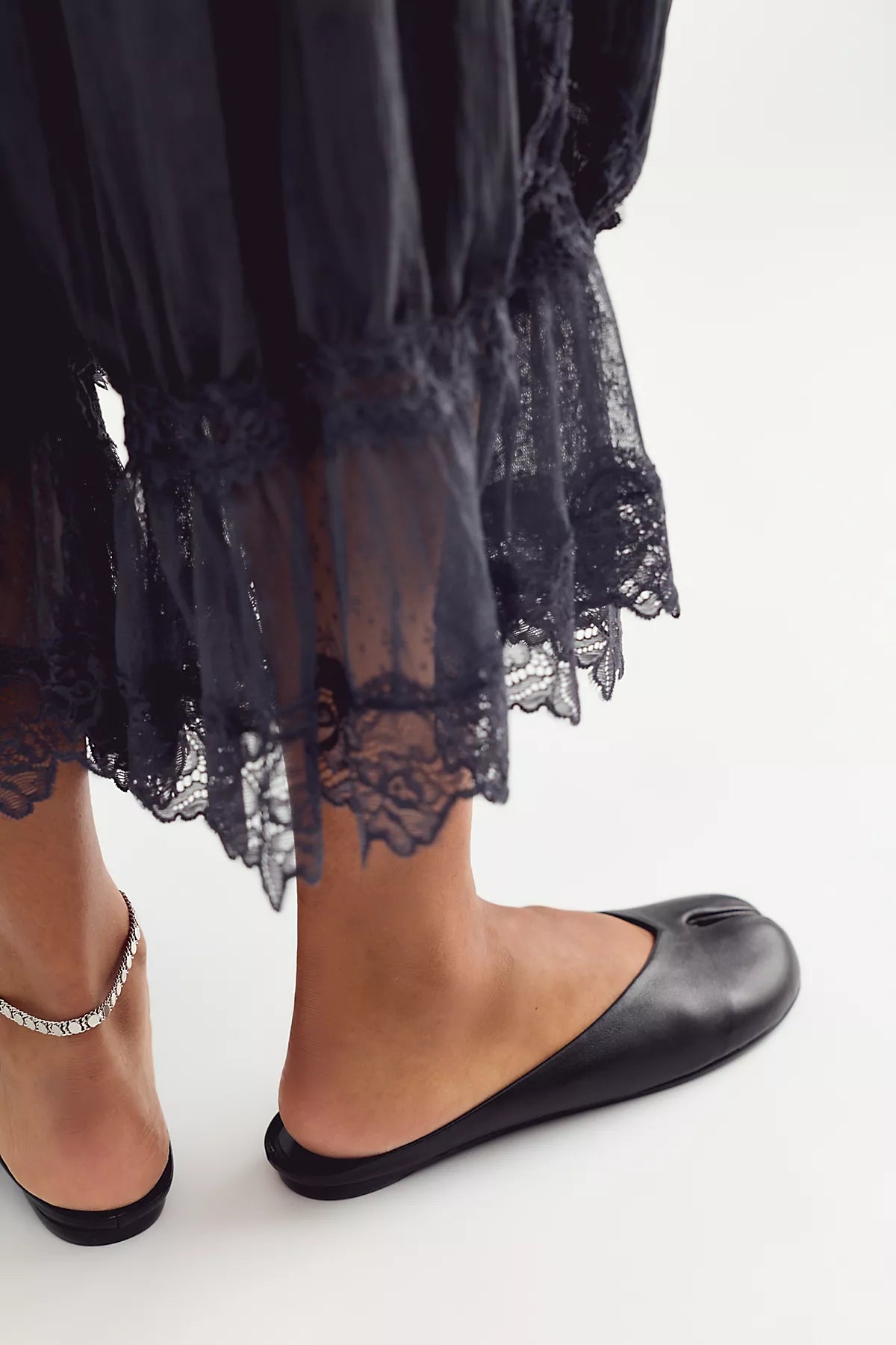 Lights Out Split-Toe Mules