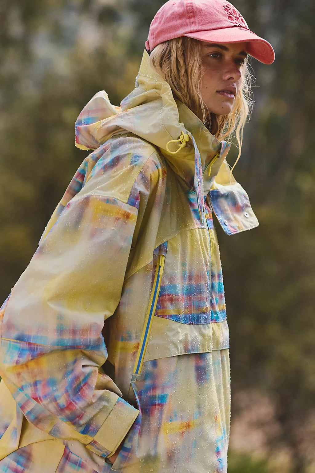 Singin’ In The Rain Printed Packable Waterproof Pullover