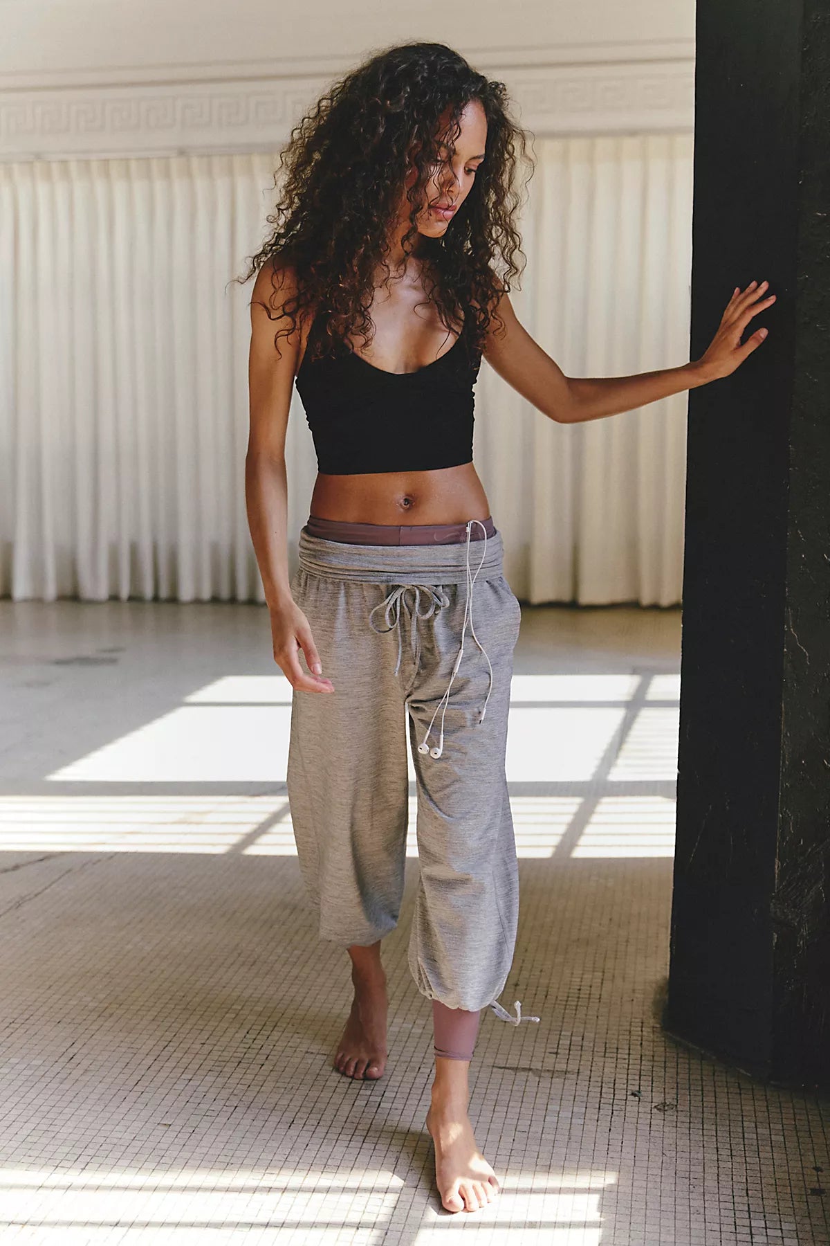 Take It Easy Heathered Pants