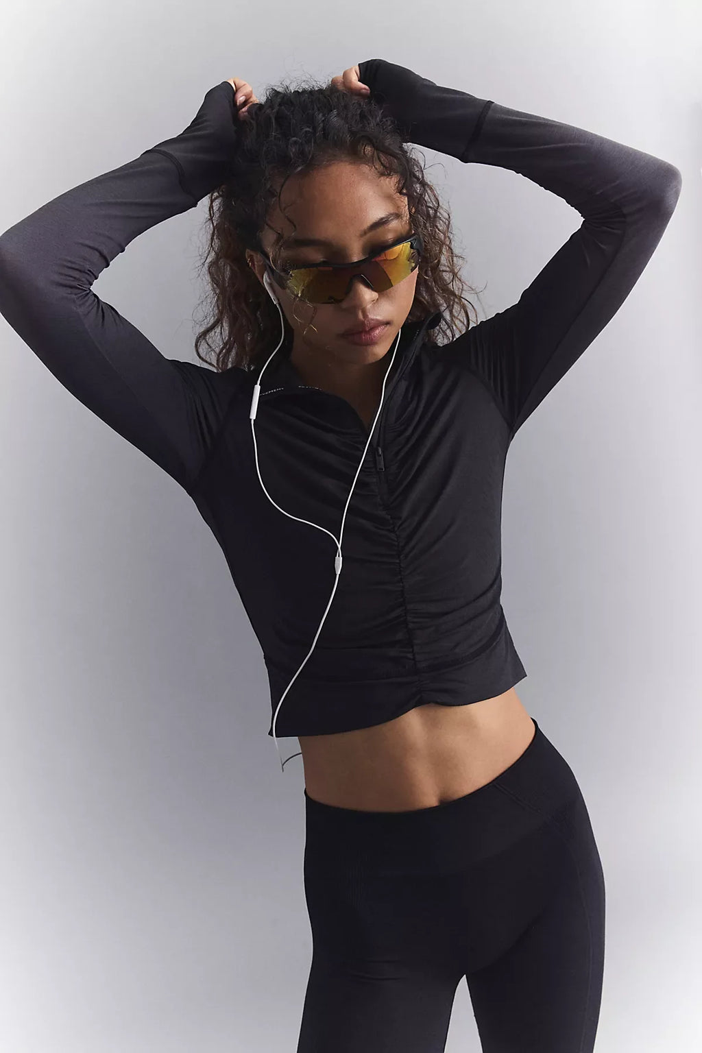 Tempo Ruched UV Protection Half Zip