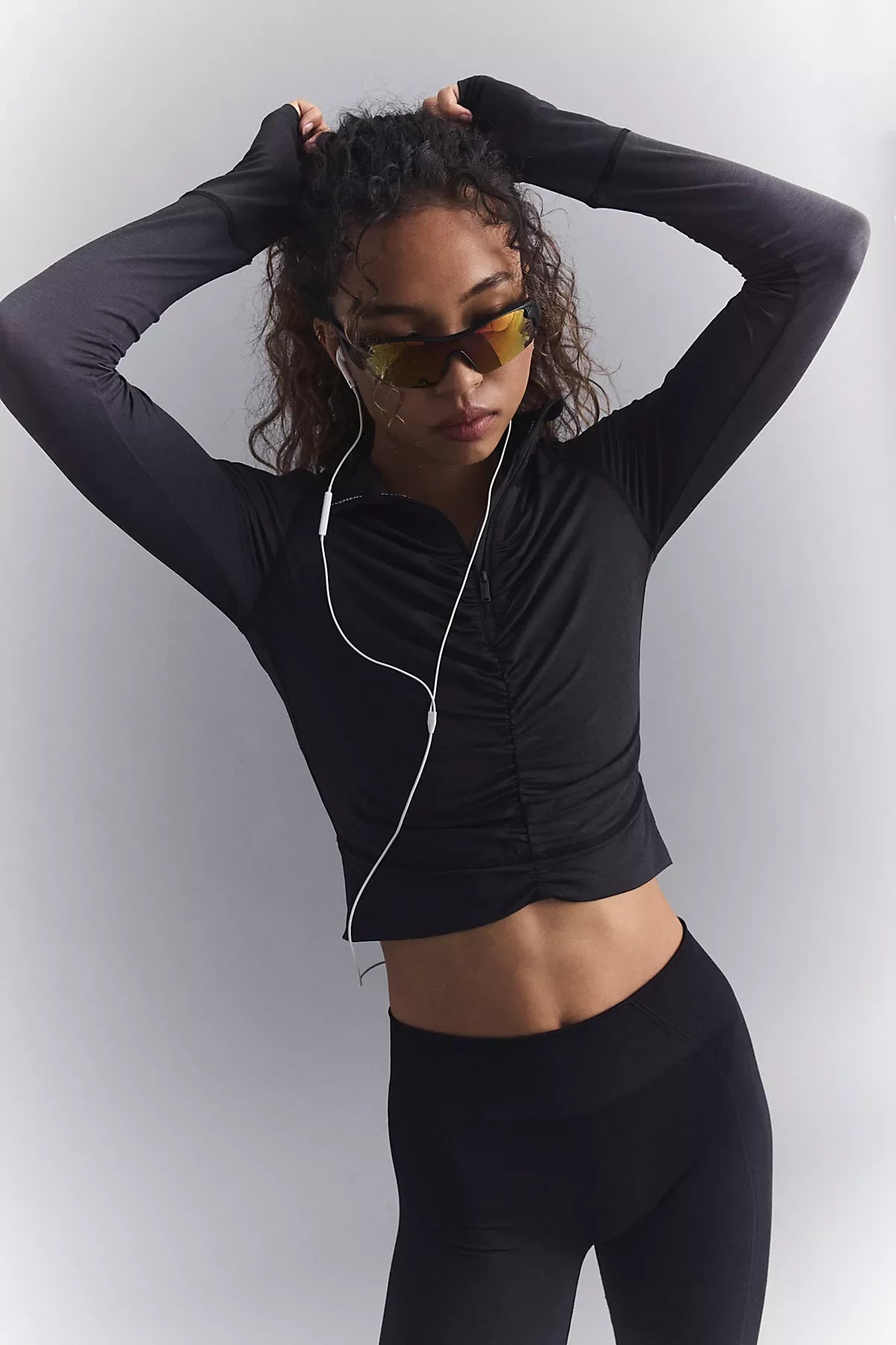 Tempo Ruched UV Protection Half Zip