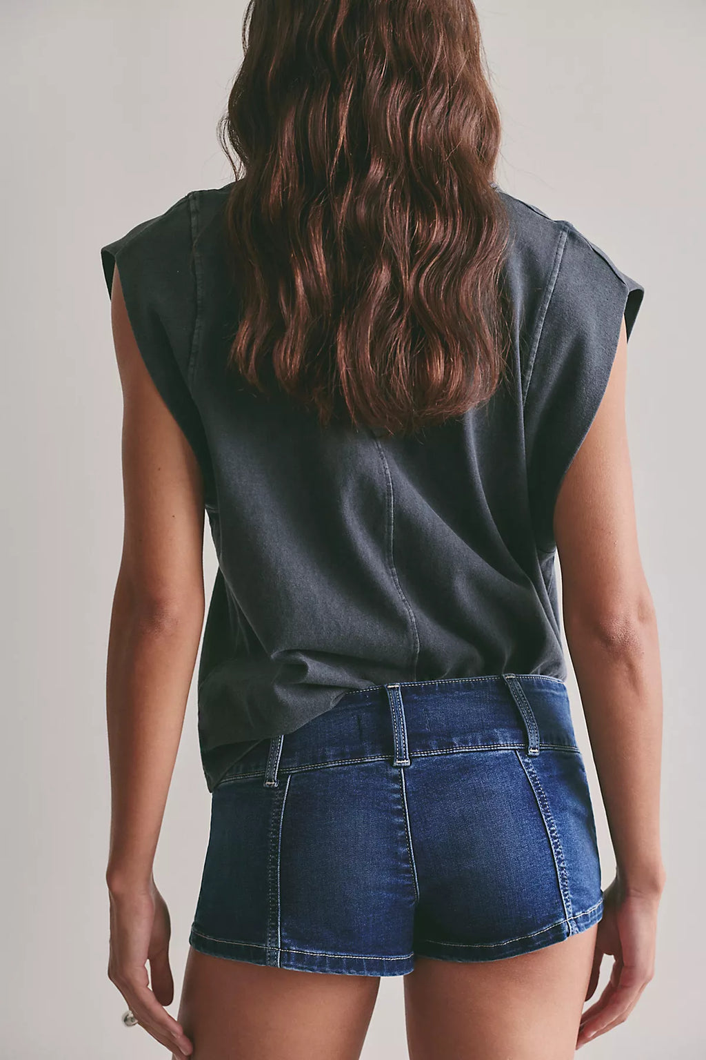 We The Free Ana Denim Micro Shorts