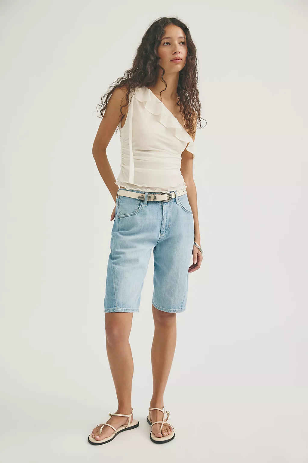 We The Free Beck Low-Rise Twisted Shorts