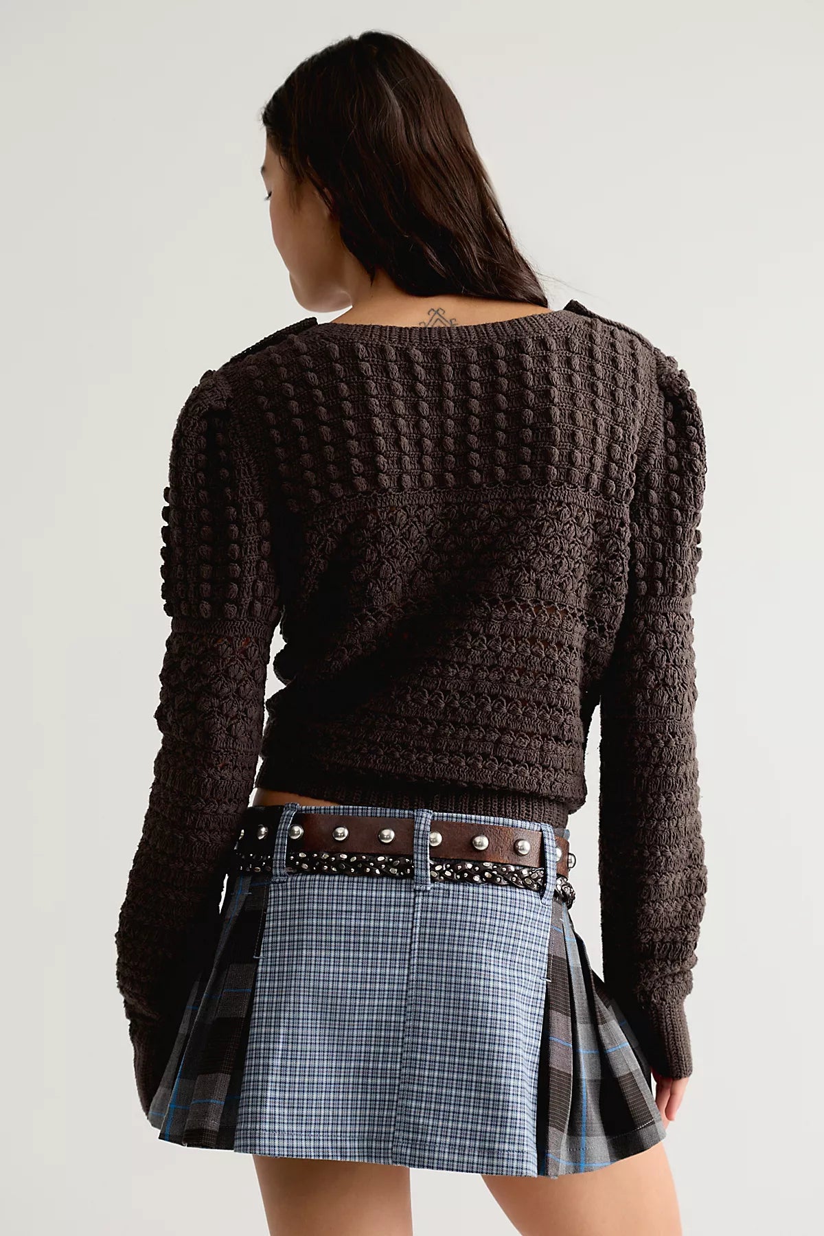 Penny Crochet Cotton Pullover