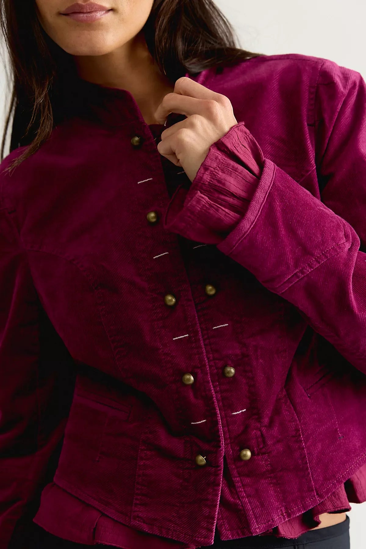 Cloud Nine Ruffle Band Jacket