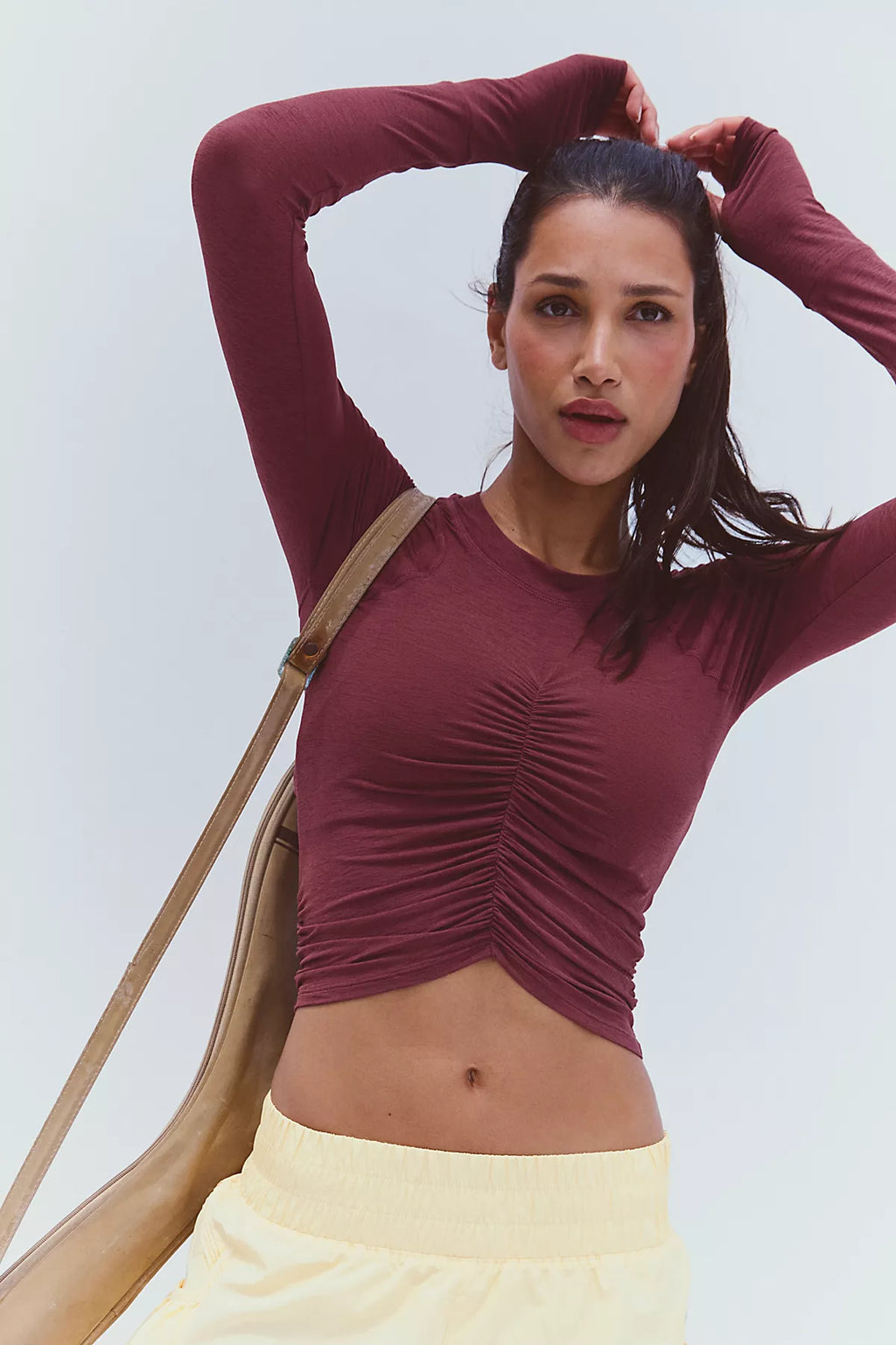 Tempo Ruched UV Protection Long Sleeve