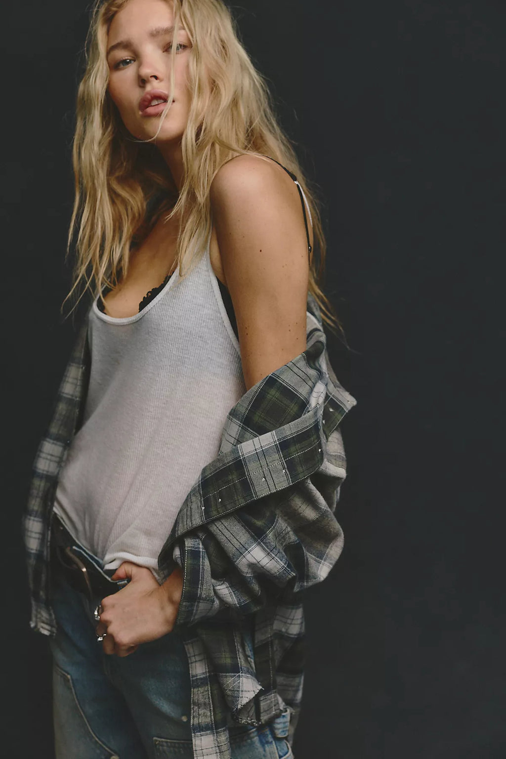 We The Free Lexi Plaid Button Down