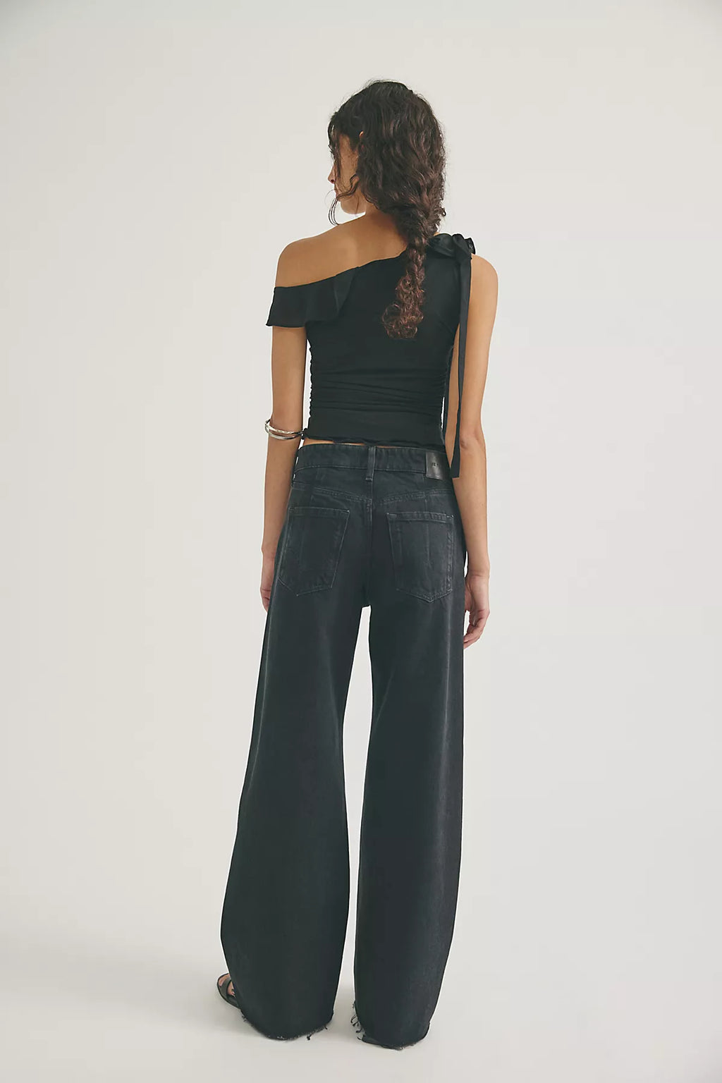 We The Free Alter Ego Wide-Leg Twisted Jeans