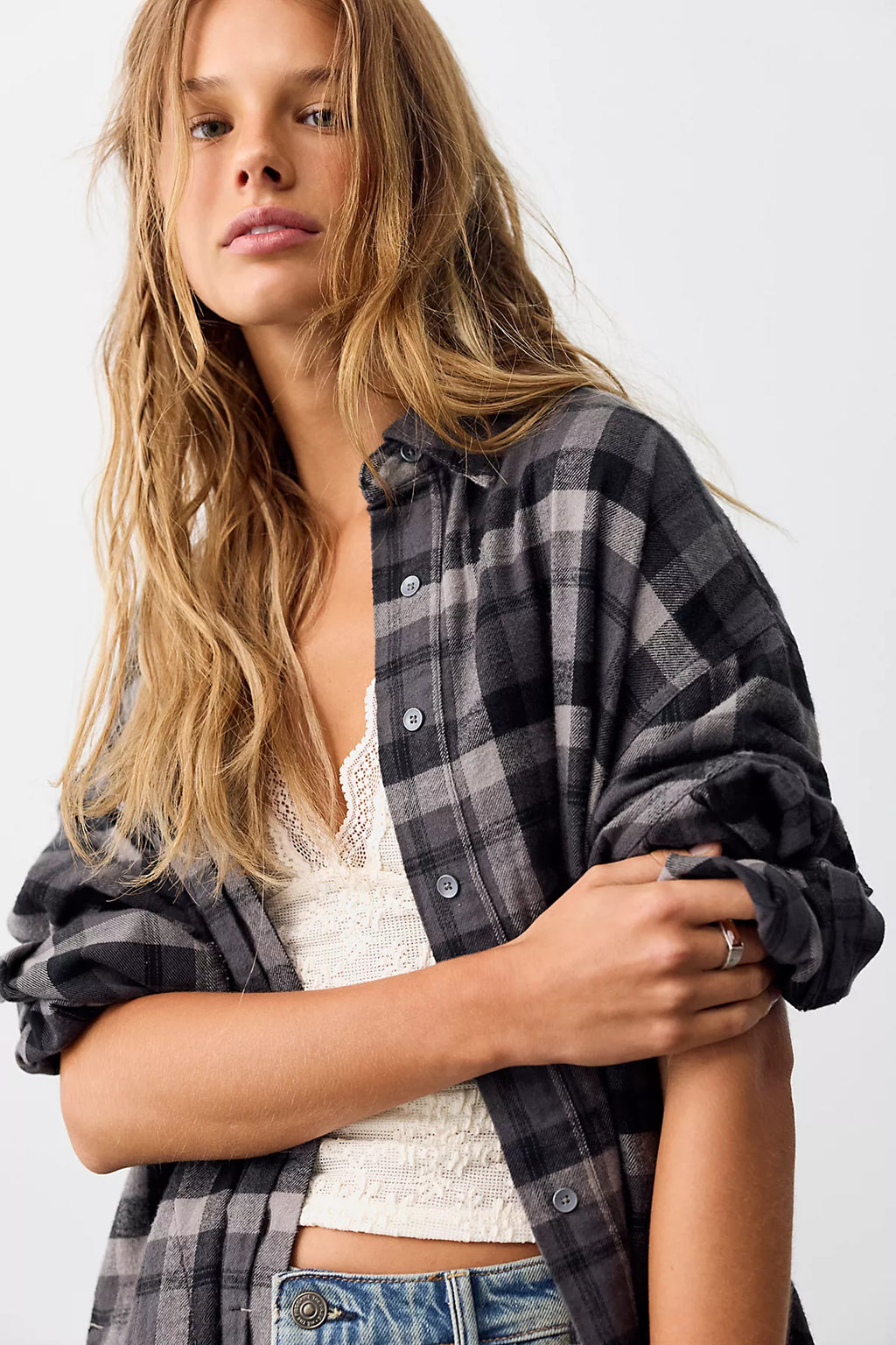 We The Free Selene Oversized Flannel