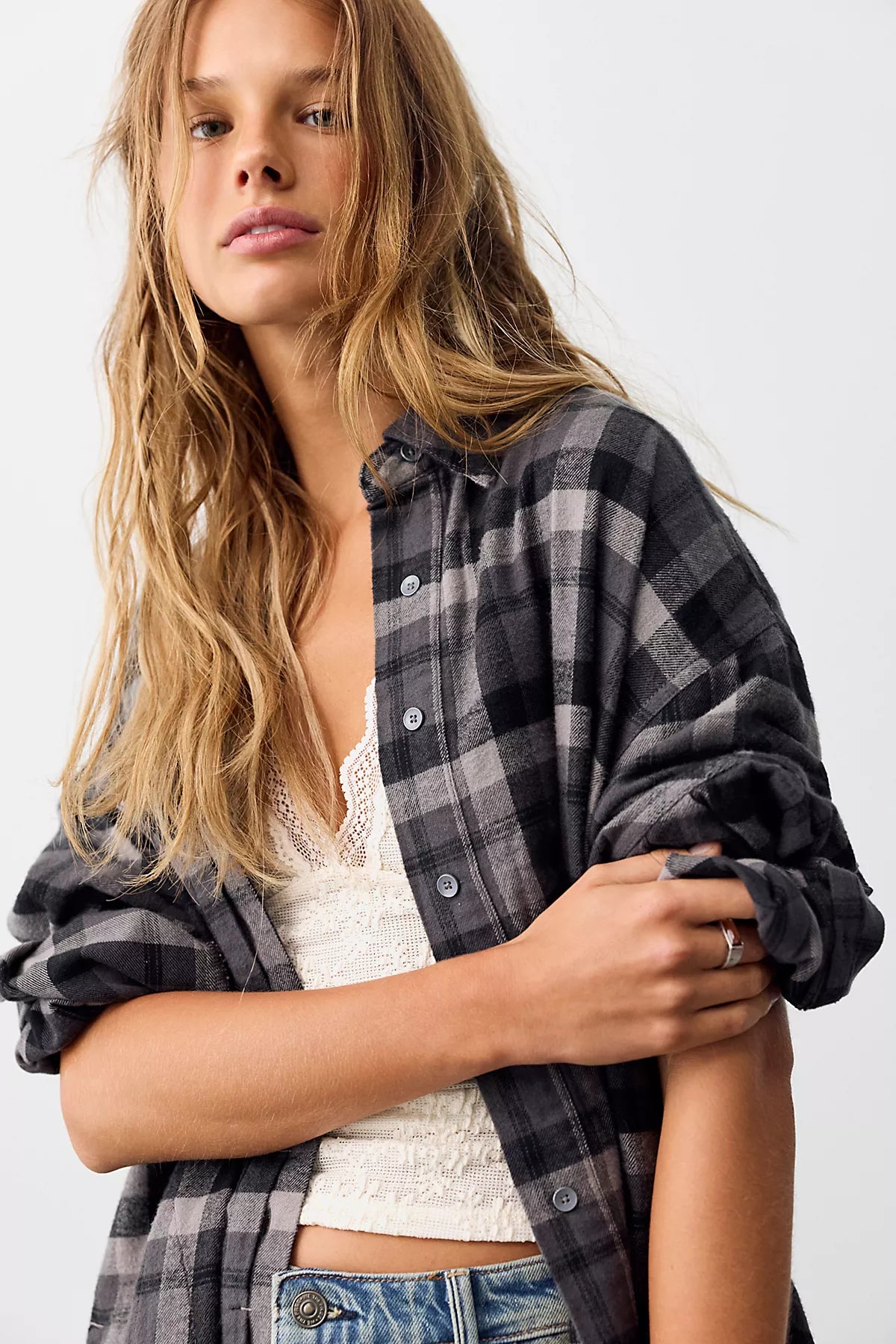 We The Free Selene Oversized Flannel